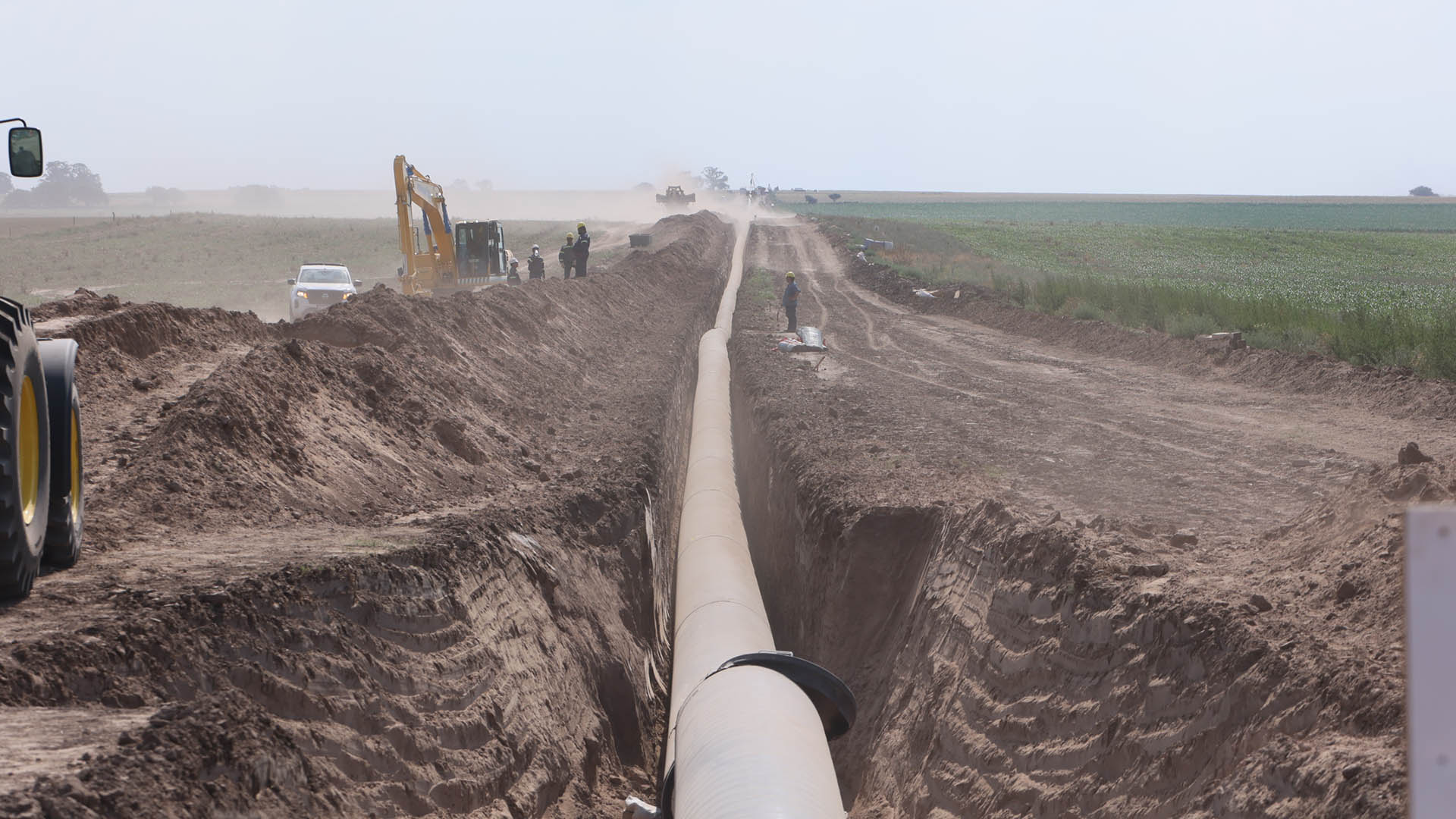 El gasoducto atravesará Río Negro y La Pampa con una extensión de 573 kilómetros 