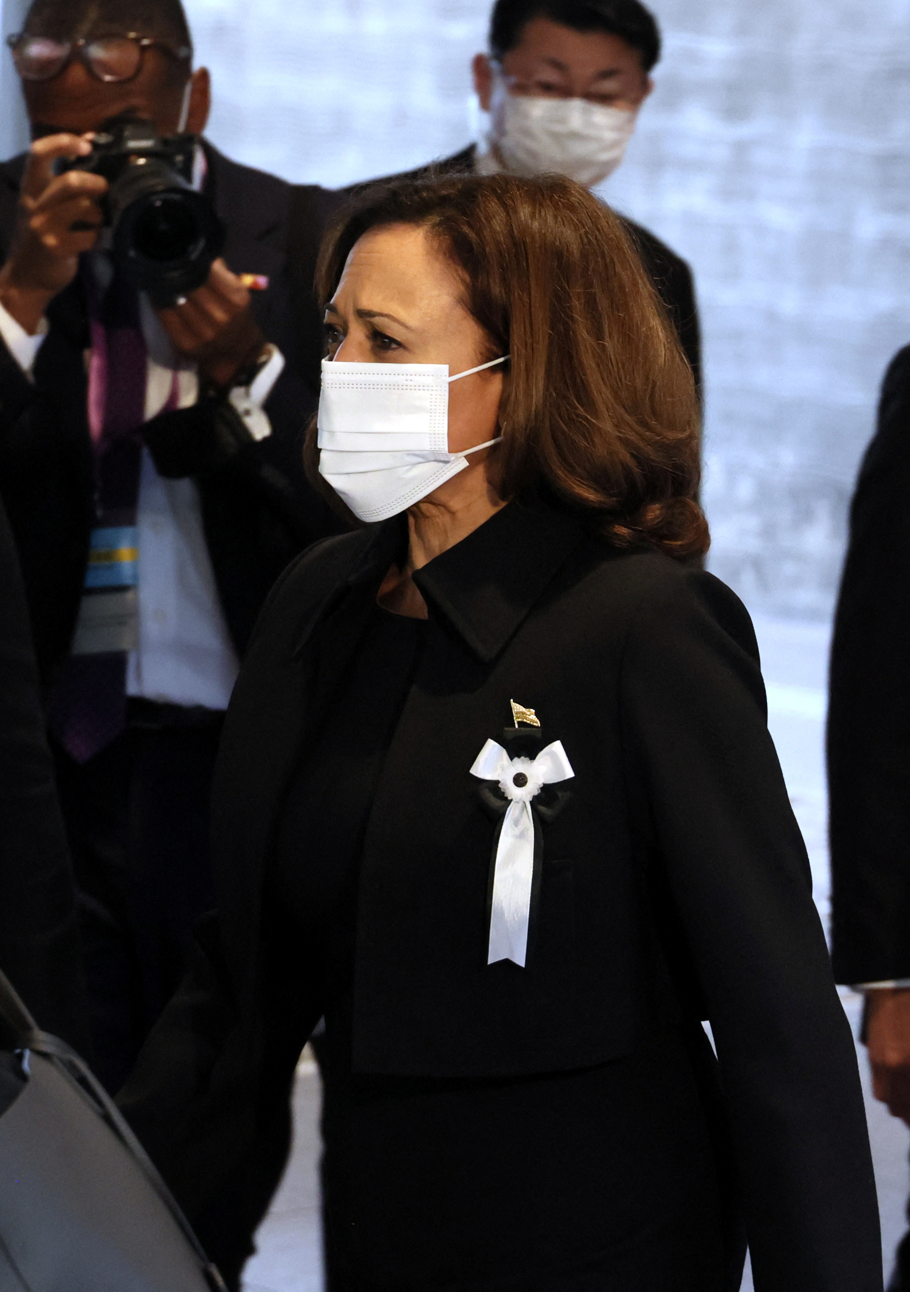 La vicepresidenta de los EEUU, Kamala Harris, asistió al funeral de Estado de Shinzo Abe  YOSHIKAZU TSUNO/Pool via REUTERS