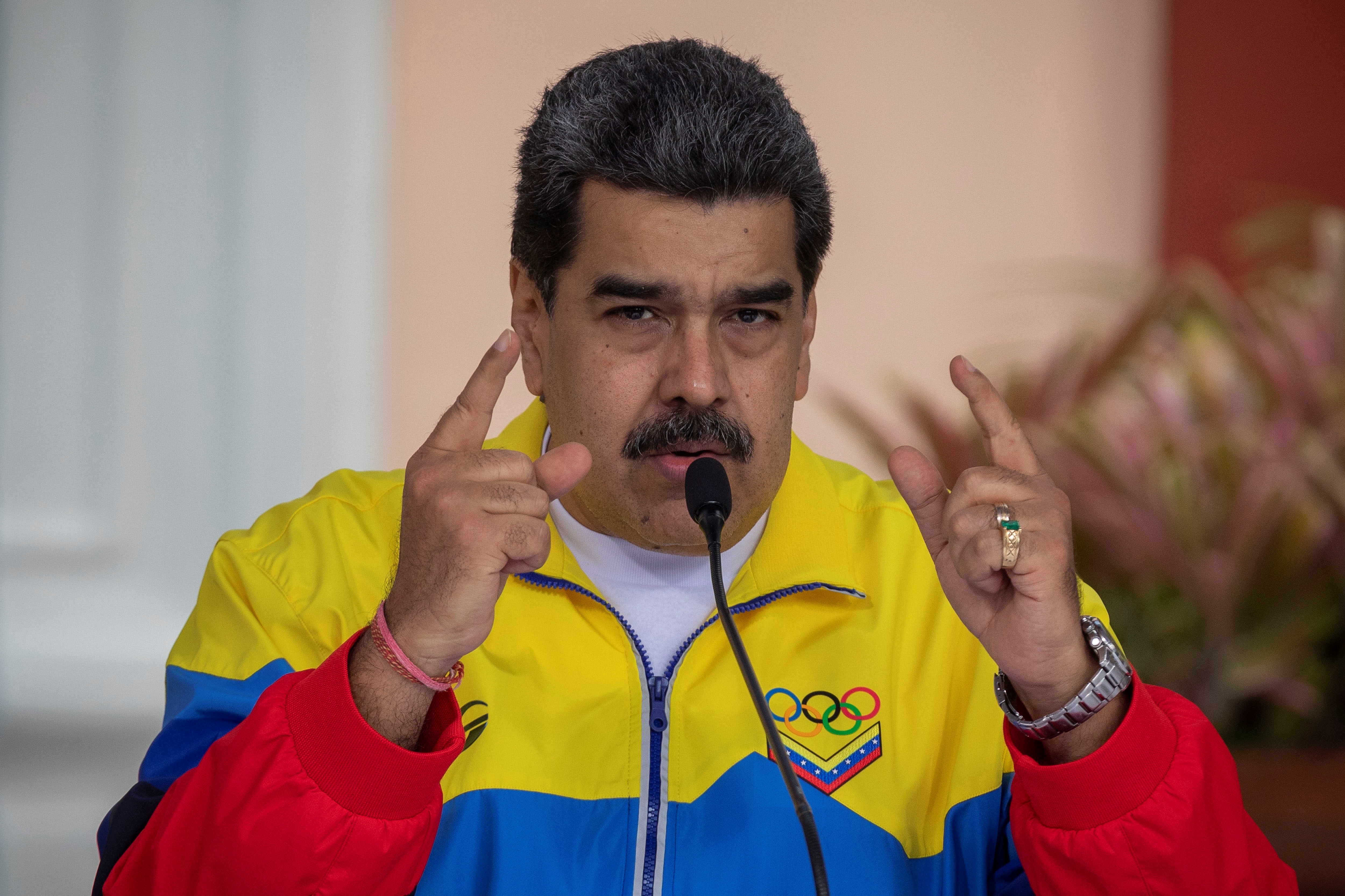 En la imagen, el dictador de Venezuela, Nicolás Maduro. (EFE/Rayner Peña/Archivo)
