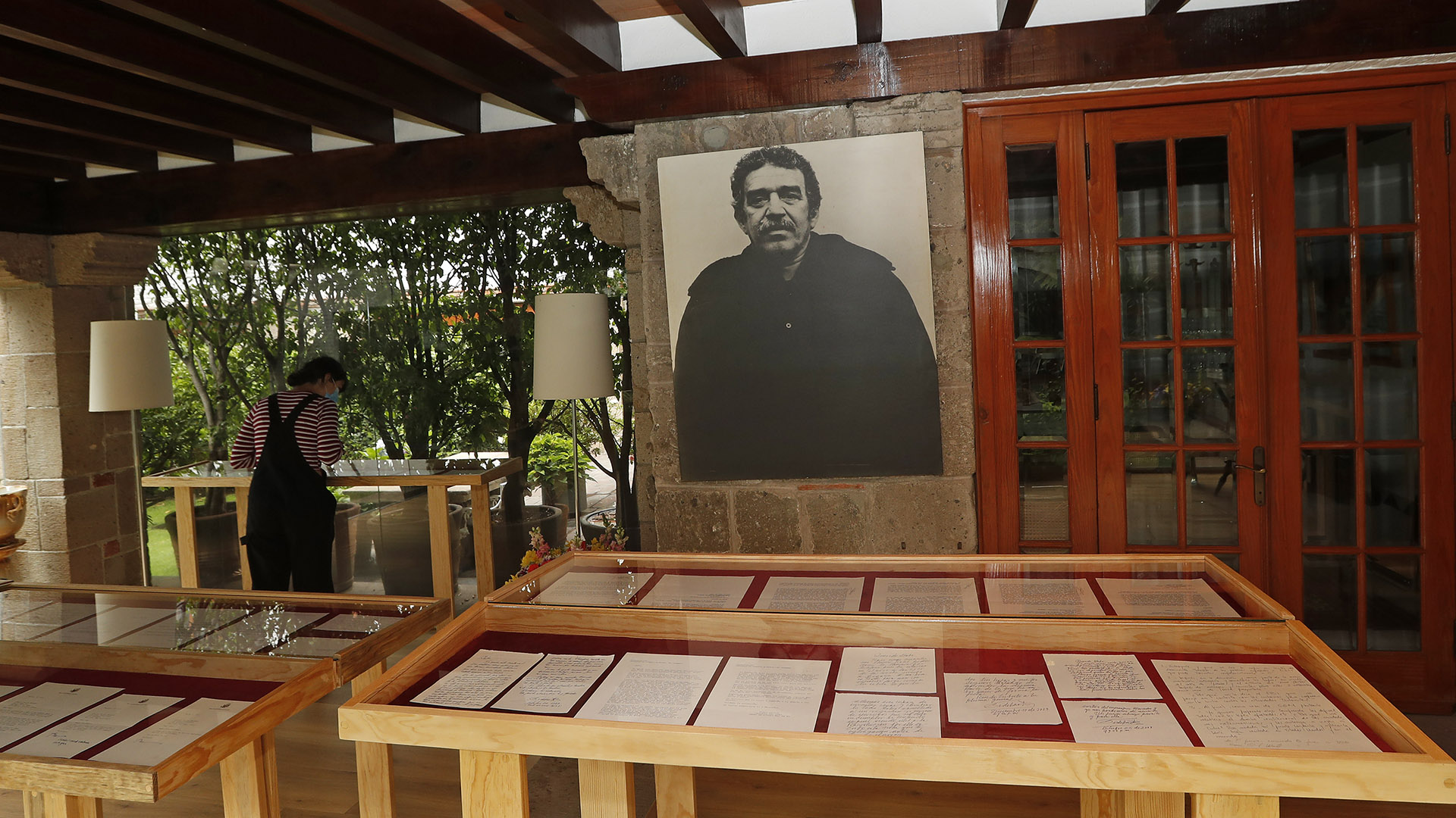 Expuestas. Algunas de las cartas recibidas por el escritor colombiano Gabriel García Márquez. (Foto EFE/ Mario Guzmán)
