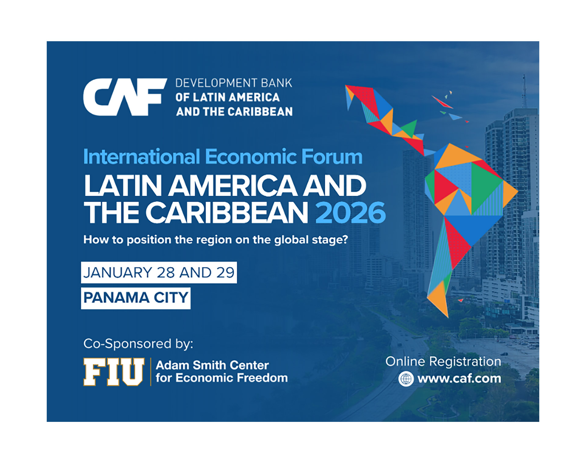 El Foro Económico Internacional América Latina y el Caribe 2026 convoca a líderes mundiales en Panamá