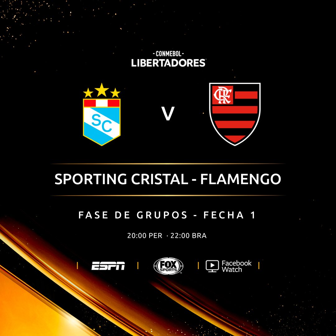 Sporting Cristal vs Flamengo EN VIVO: el canal para ver el partido de la Copa Libertadores 2022.