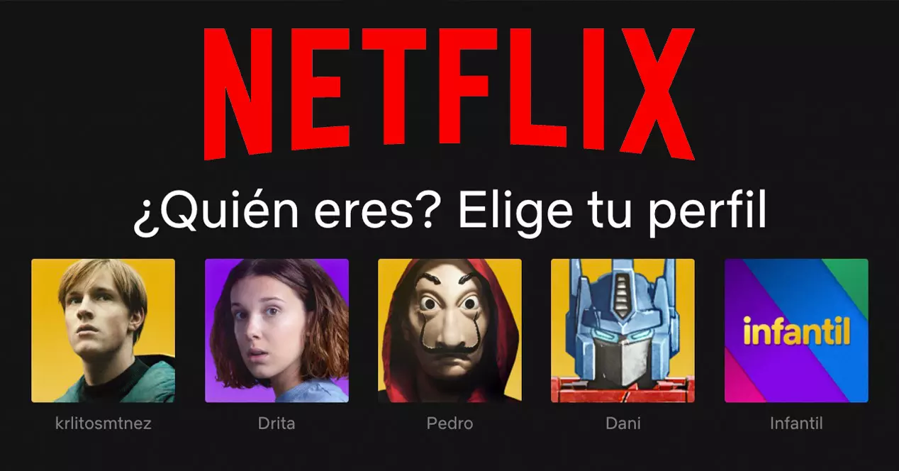 Perfiles personalizados en Netflix. (foto: El Output)
