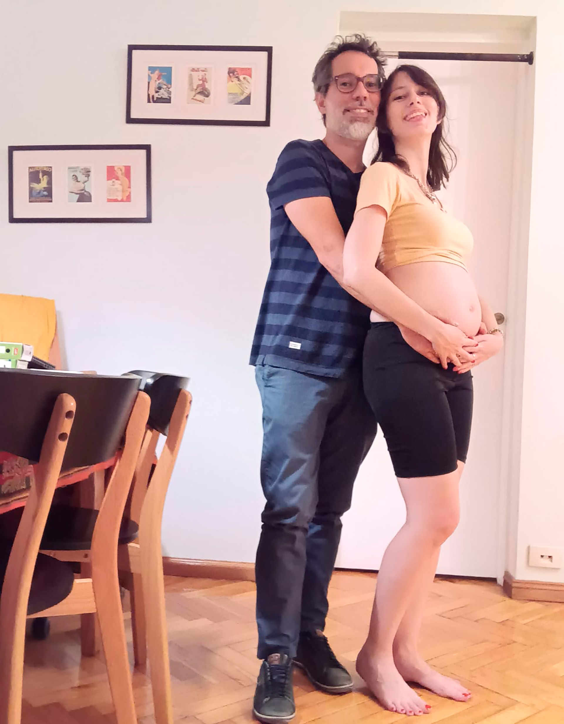 Daniela y su marido Diego en otra imagen de las redes sociales de la joven embarazada