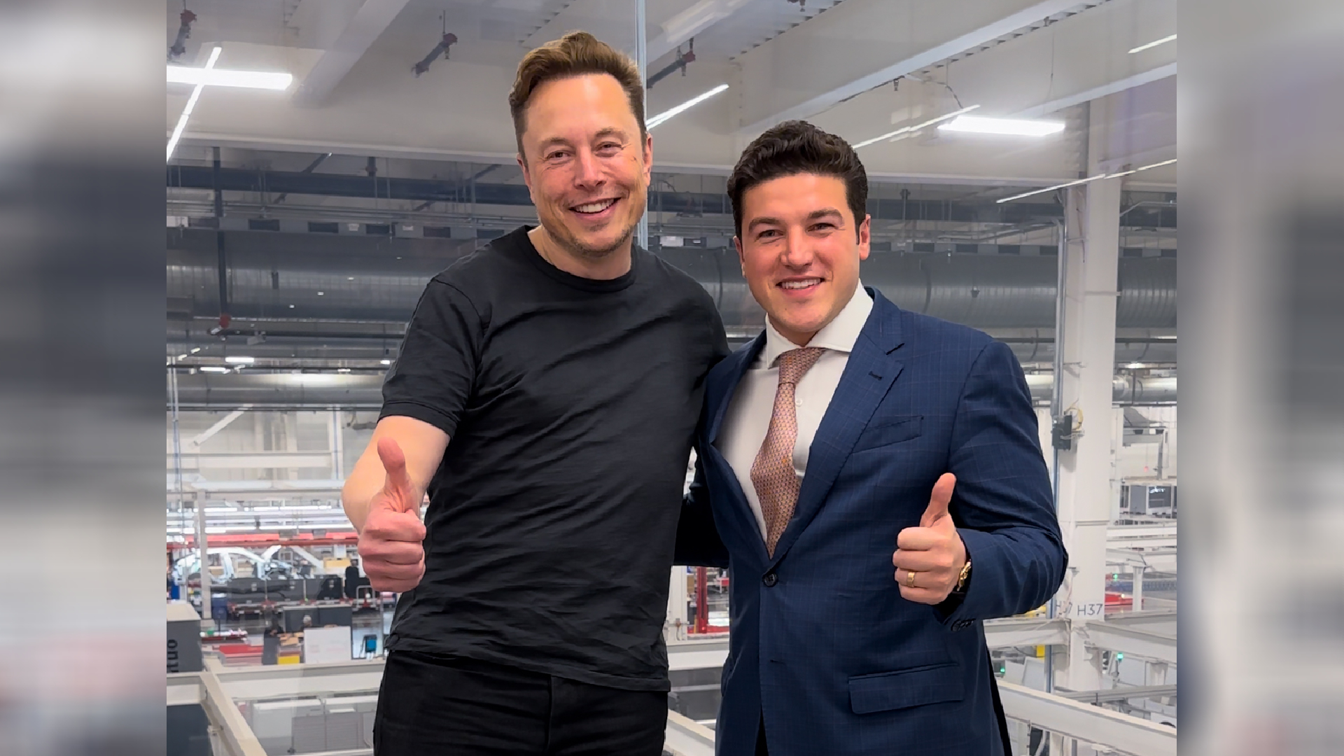 Elon Mosk decidió abrir la sexta fábrica de Tesla en México (Foto: Twitter/samuel_garcias)