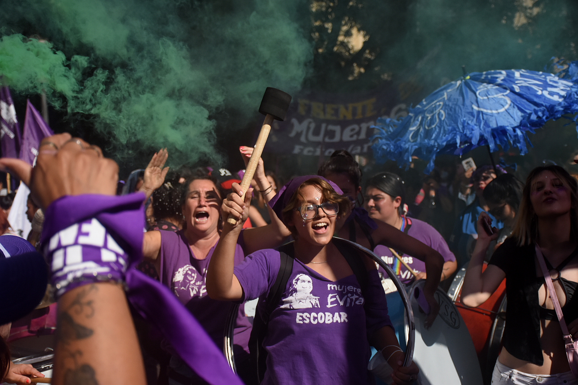 Manifestaciones en el marco del Día de la Mujer generaron afectaciones de movilidad en Bogotá