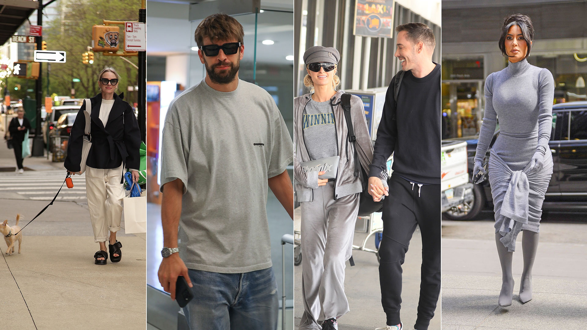 Naomi Watts hizo compras en Nueva York y Piqué visitó a sus hijos en Miami: celebrities en un click