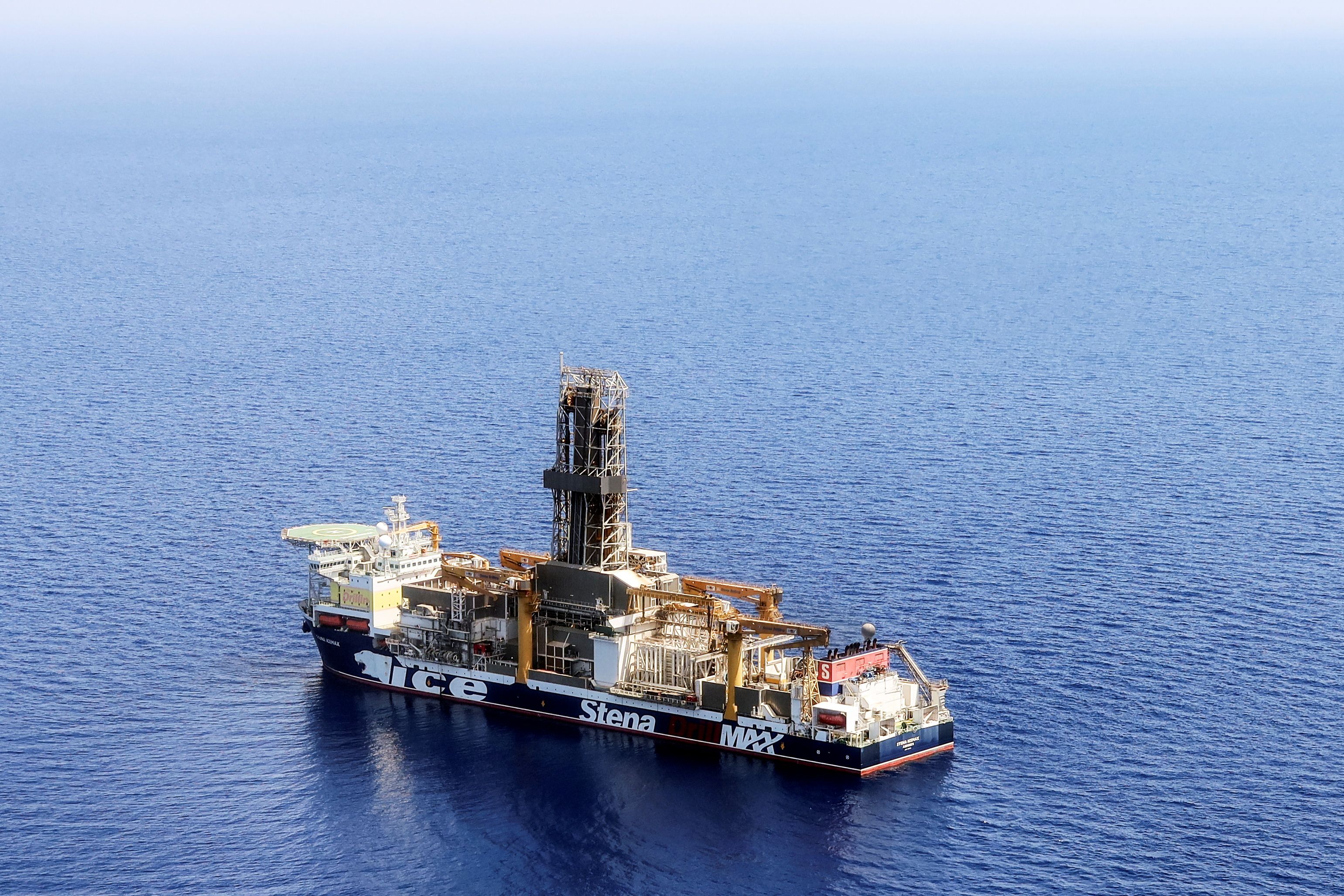 Imagen de archivo del yacimiento de gas natural de Karish, frente a la costa de Israel, en el Mediterráneo oriental (Reuters)