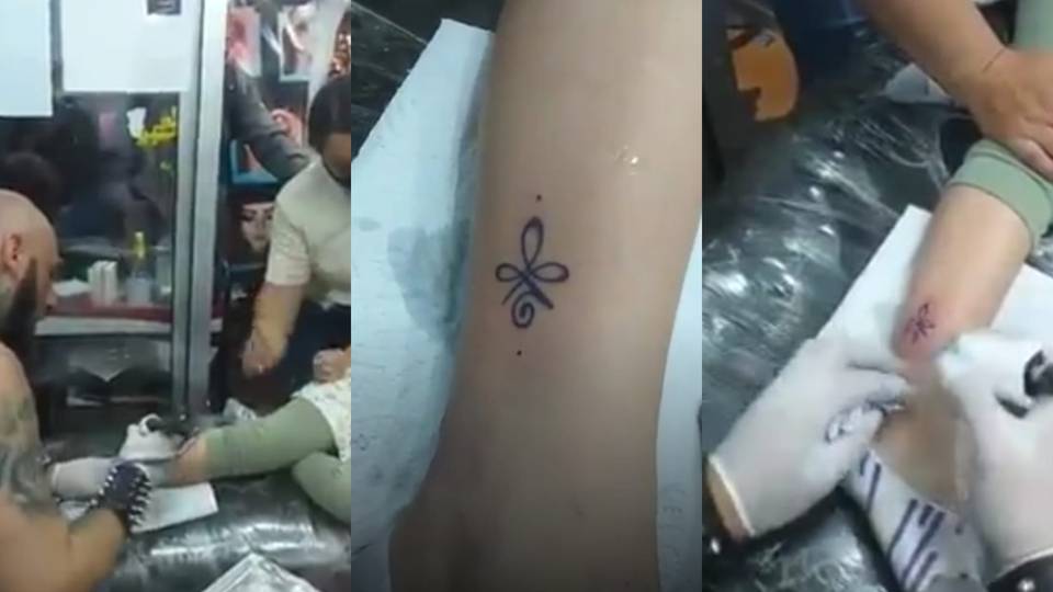 Comunicadora guayando con pelotero casado y con hijos, muestra tatuaje con  su nombre. – Tenares hi