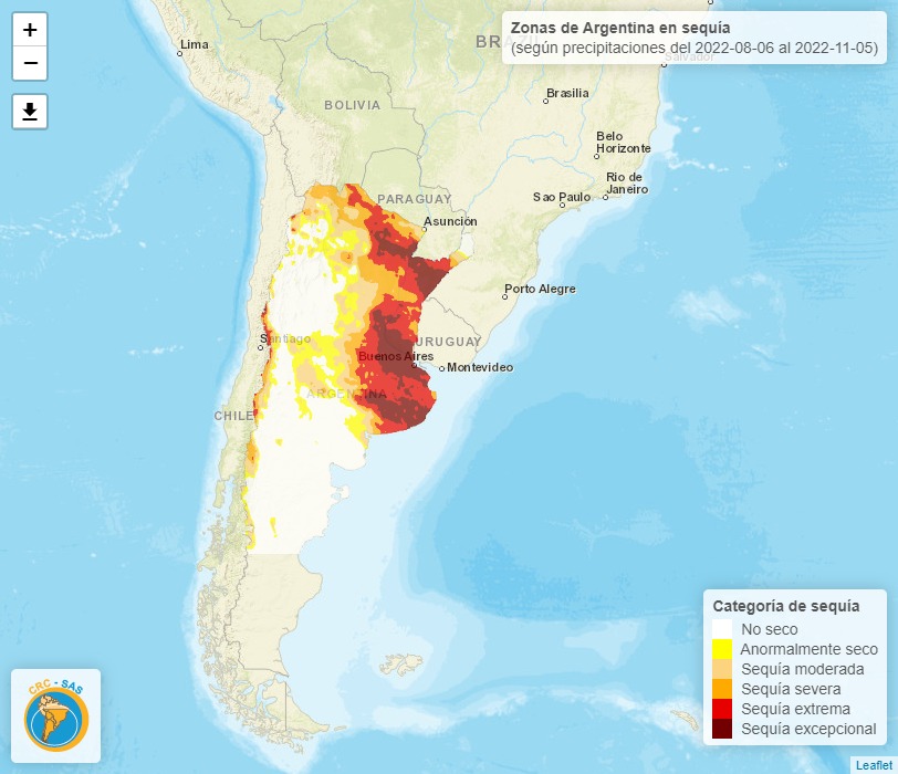 Cuáles son los datos que reflejan el impacto de la sequía y las heladas ...