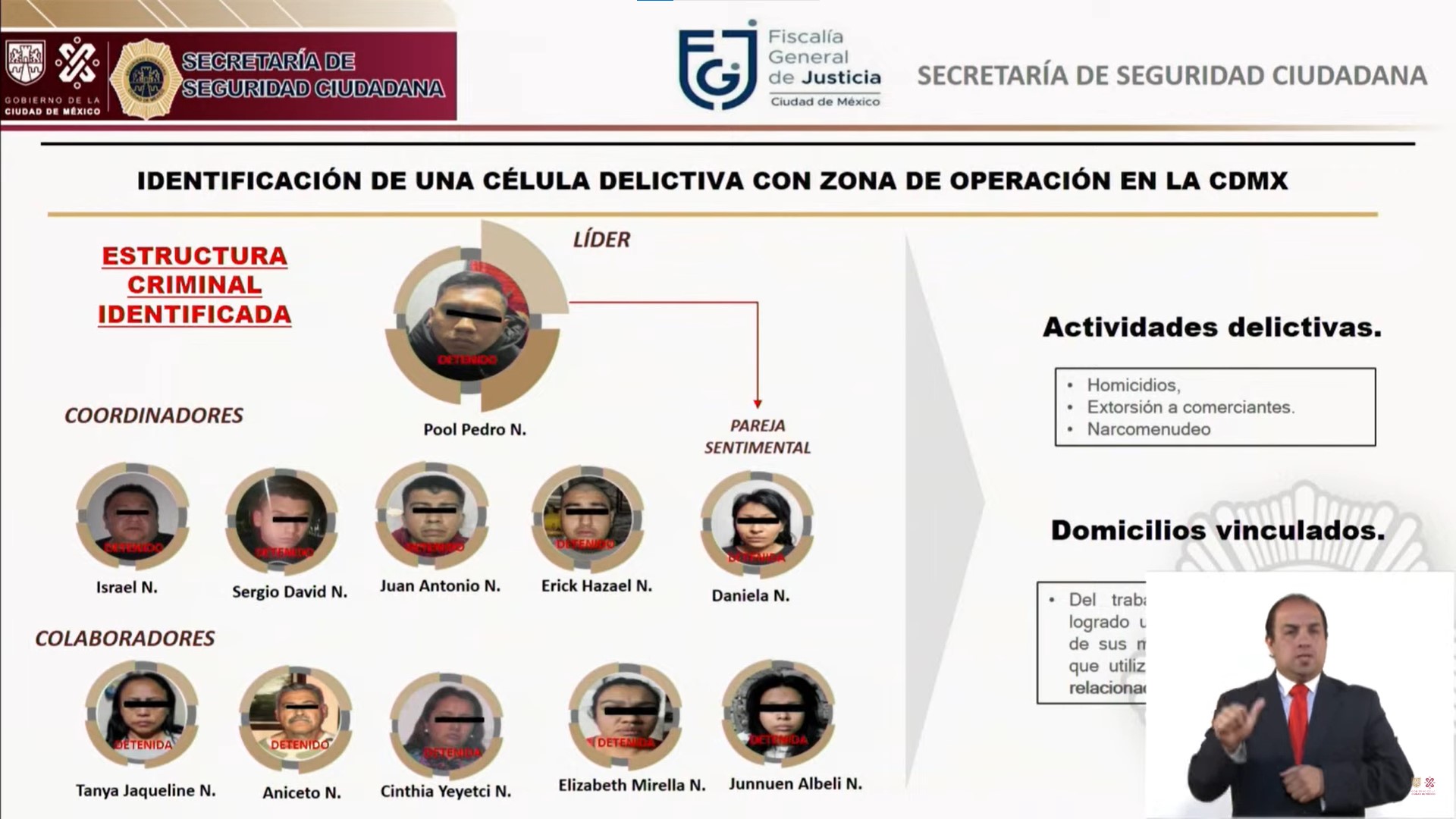 Ciro Gómez Leyva case.  Photo: CDMX Government