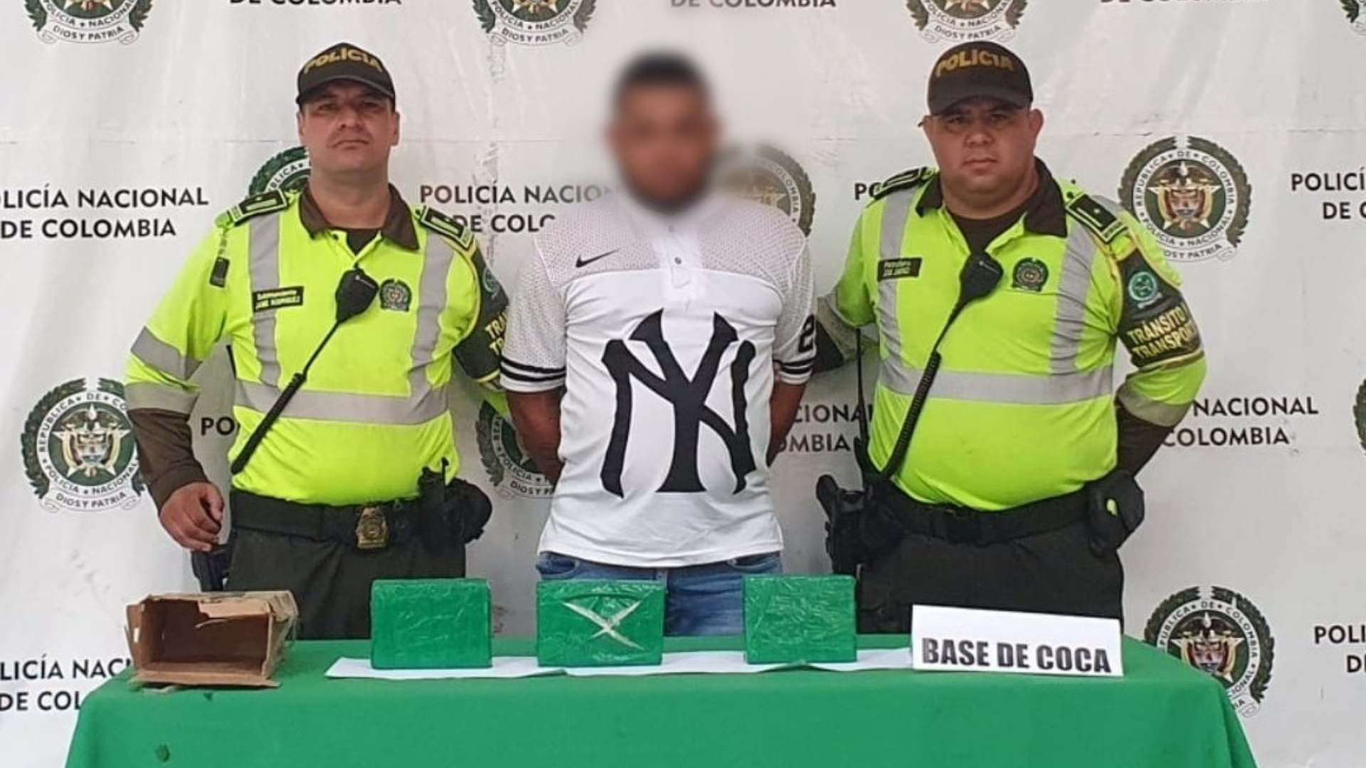 En Barranquilla, un sujeto fue sorprendido con 3.200 dosis de clorhidrato de cocaína