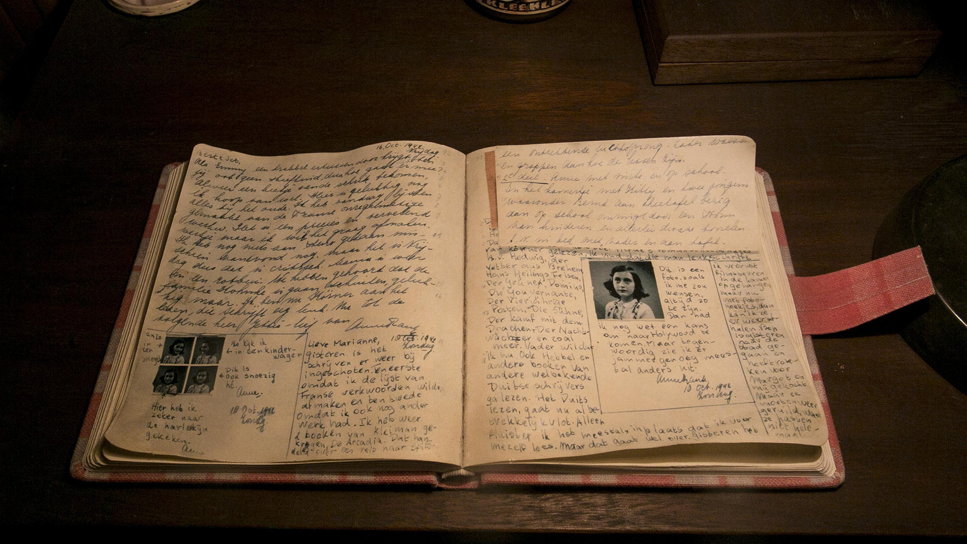 El diario de Ana Frank. Un documento impactante. (Foto Télam)