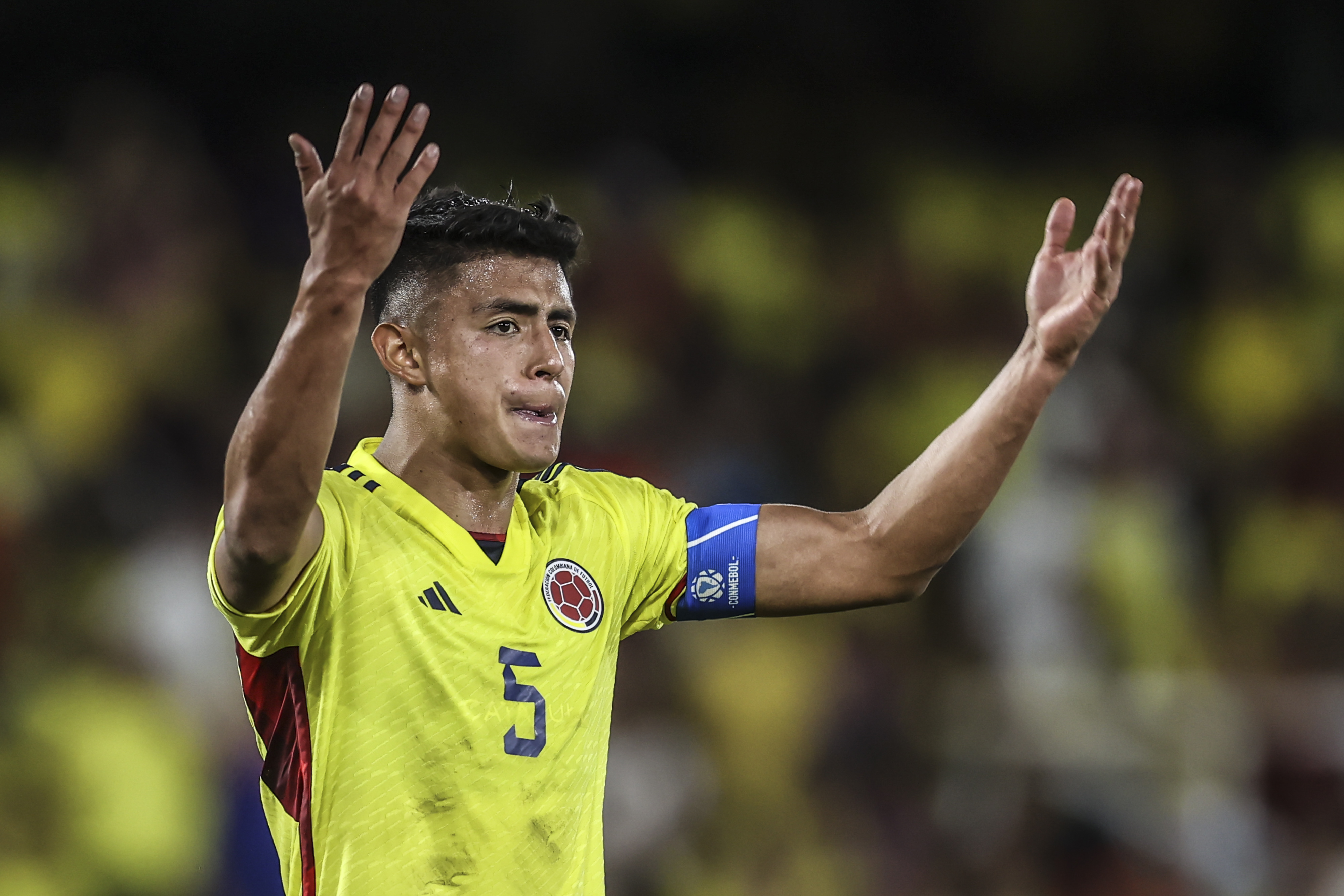 Kevin Mantilla ha sido titular en los cinco partidos que ha jugado la selección Colombia en el Sudamericano sub-20