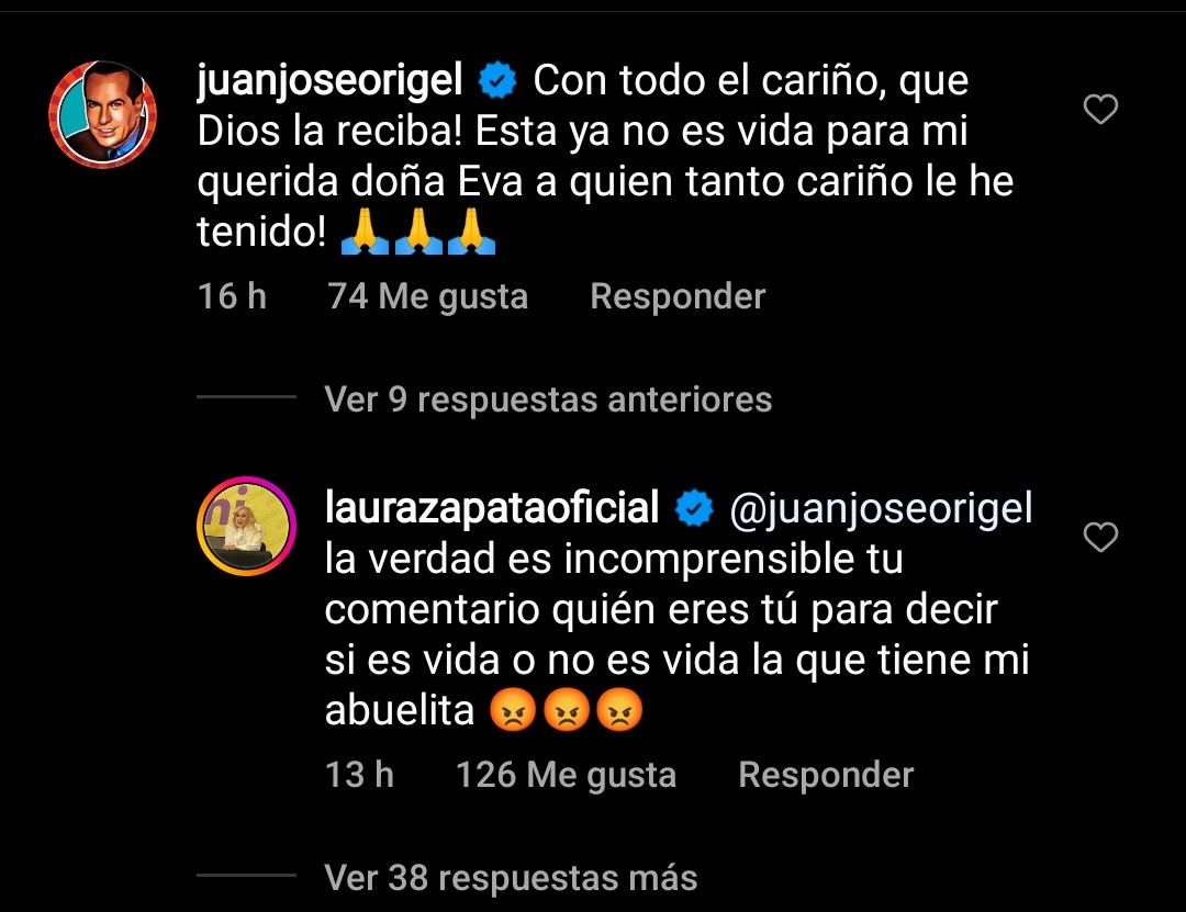 Pese a que muchos internautas apoyaron a Laura Zapata, también algunos secundaron la opinión del presentador (Foto: captura de pantalla/Instagram)