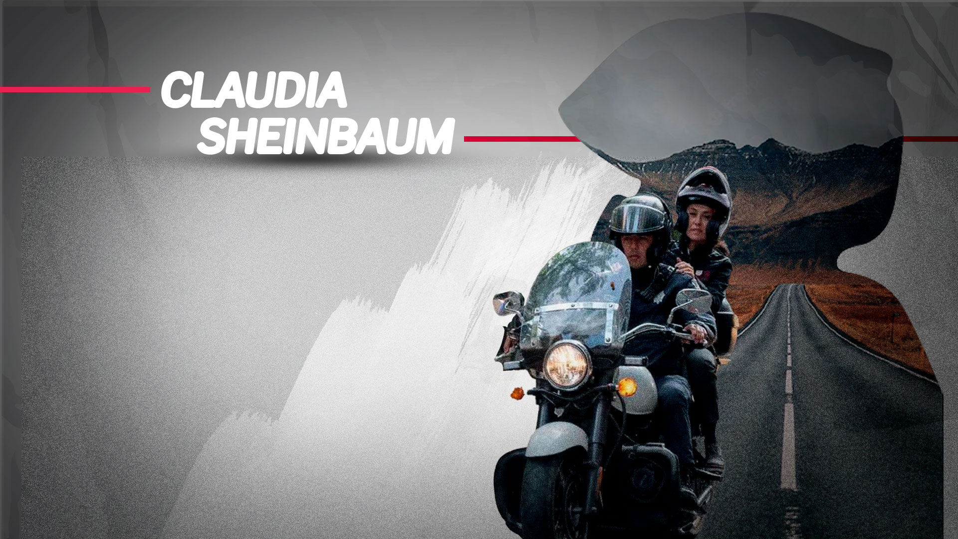 Claudia Sheinbaum recorrió las calles de la CDMX en moto para supervisar un recorrido (Imagen: Infobae México)