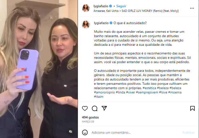 A pesar de los estragos, Lygia Fazio defendió sus cirugias estéticas asegurando que se trataba de "autocuidado"
Foto: Instagram/lygiafazio