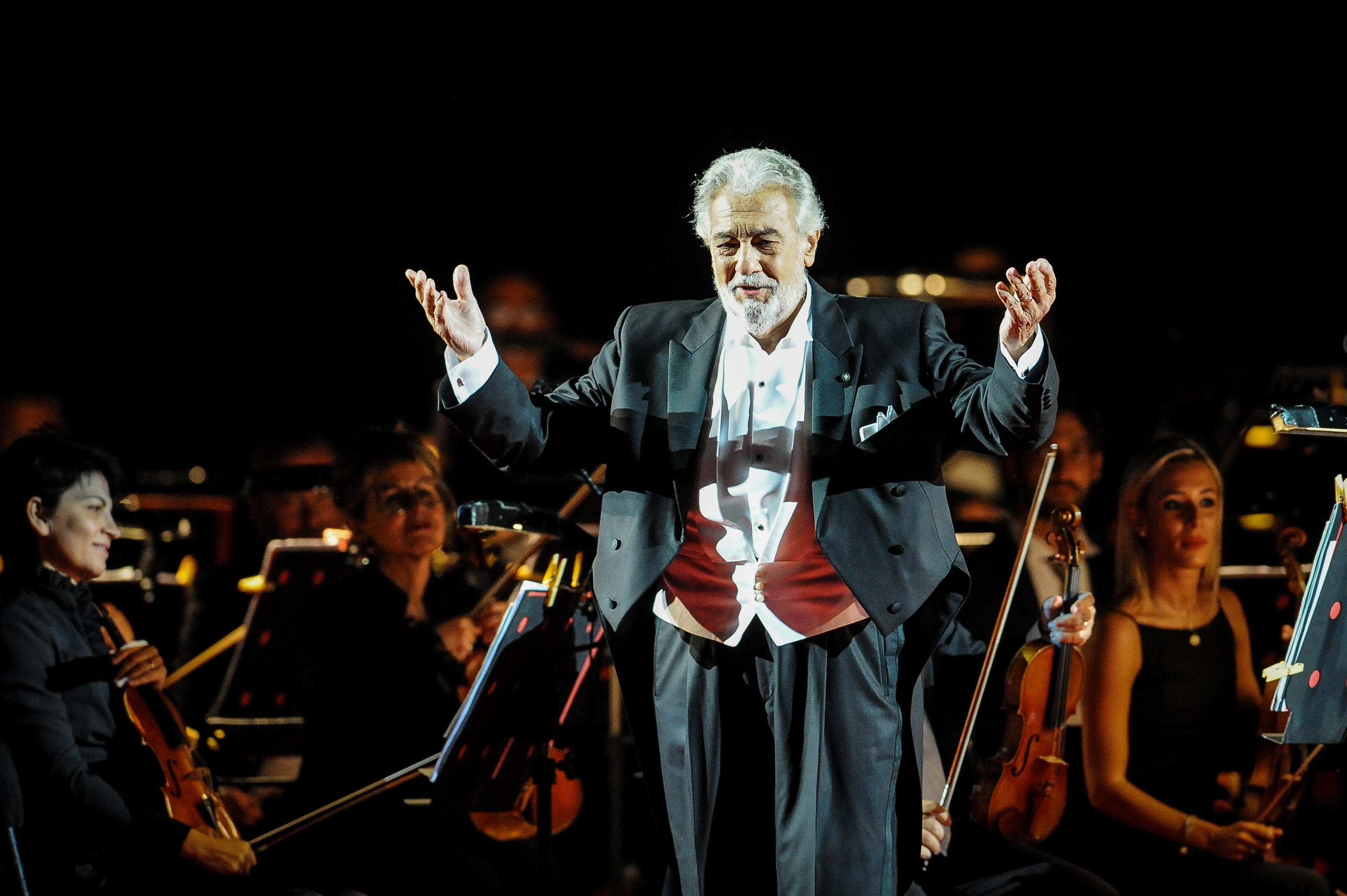 El tenor Placido Domingo en  un concierto. EFE/EPA/ENRICO MARTINELLI/Archivo
