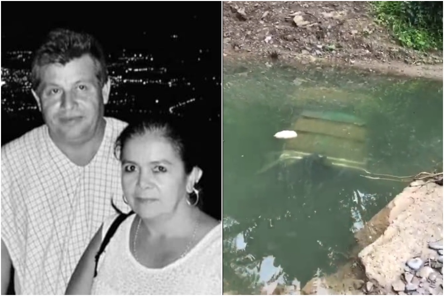 Pareja de esposos murió en trágico accidente en Cundinamarca: el vehículo en el que viajaban cayó a un pozo de aguas profundas