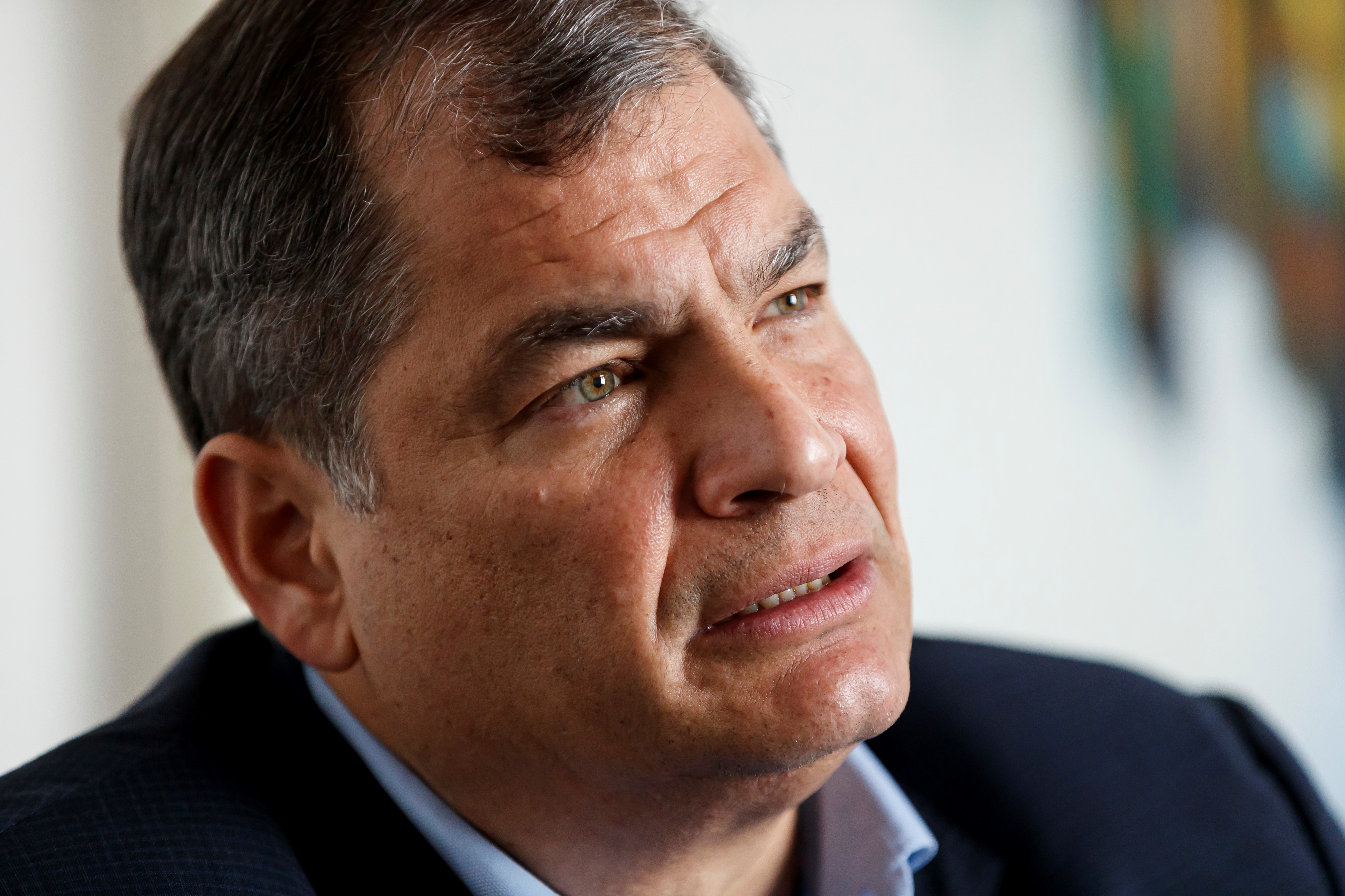 El expresidente de Ecuador Rafael Correa, en una fotografía de archivo. EFE/José Méndez
