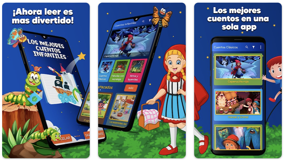 Aplicaciones sobre cuentos para niños y más. (foto: Google Play Store)