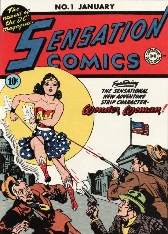 La primera edición de Wonder Woman ya mostraba la pasión del psicólogo que la había creado por el bondage