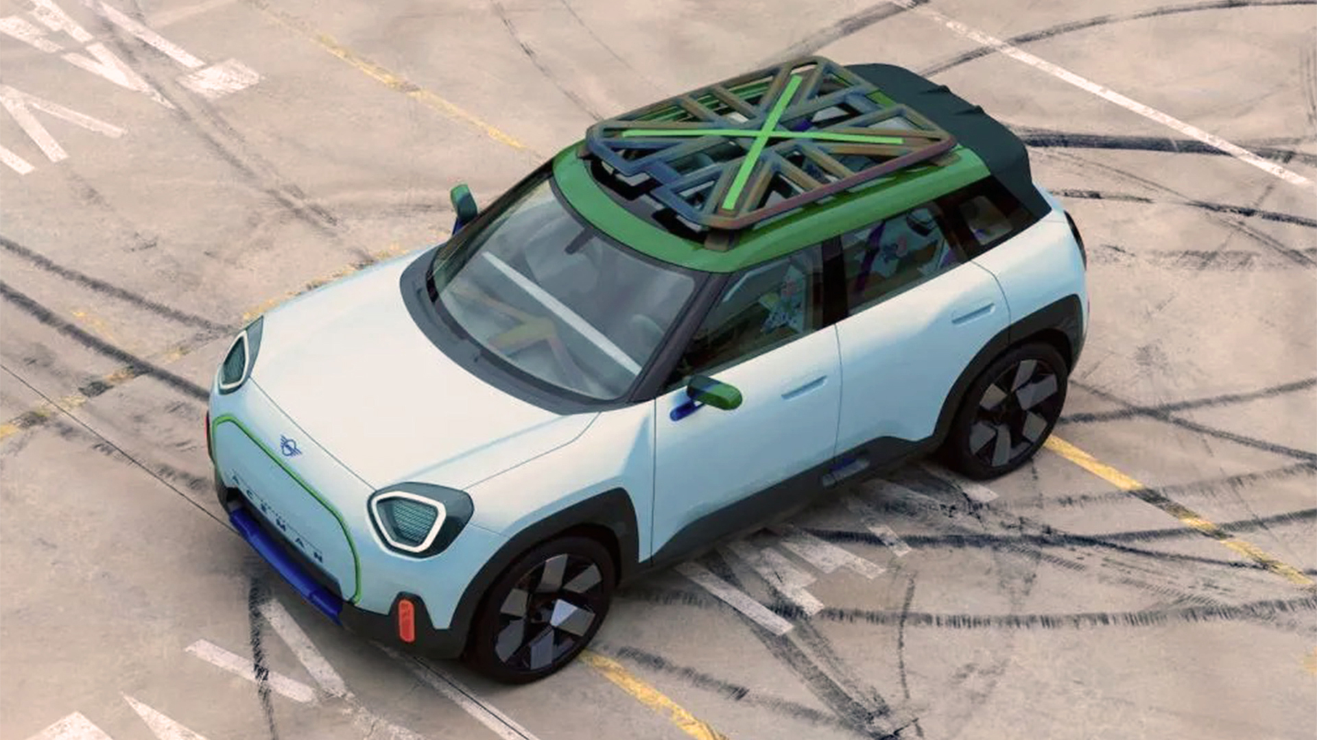 El MINI Concept Aceman no es un auto que saldrá a producción tal como se muestra, pero sí es la referencia para entender la dirección del crossover que se fabricará desde 2024