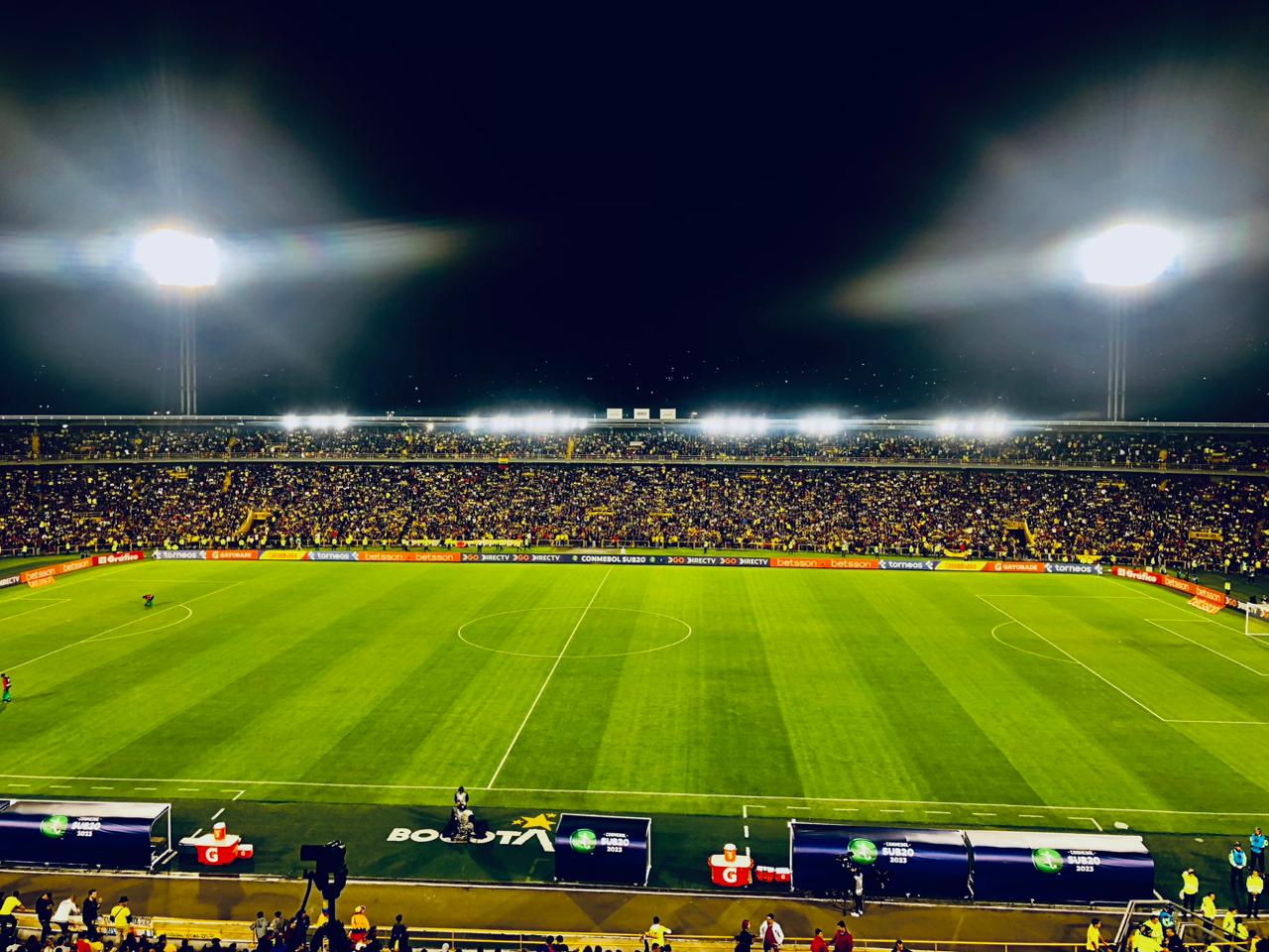 92.926 espectadores han asistido al Campín en los tres juegos de la sub-20. Infobae