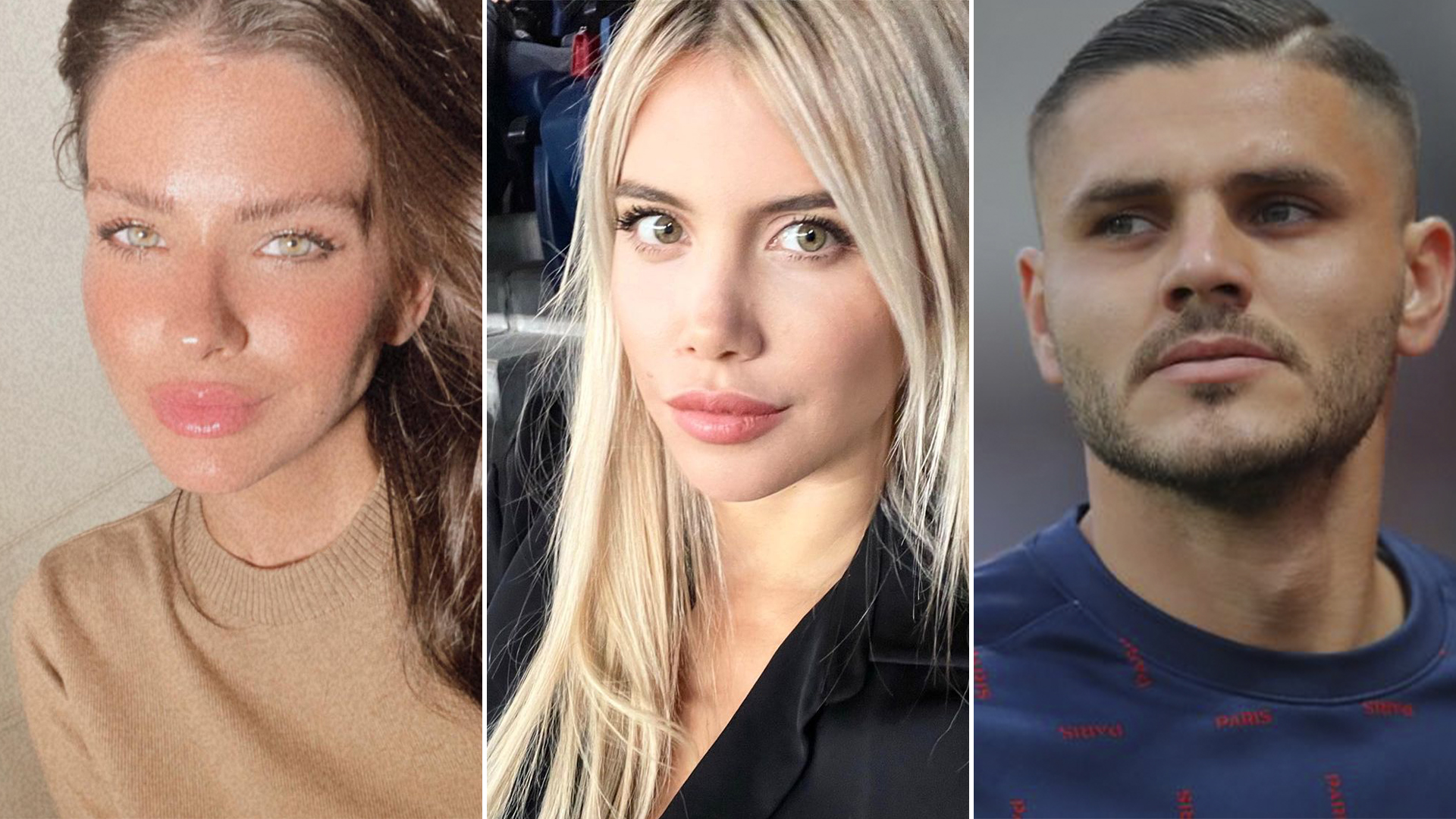 China Suárez, Wanda Nara y Mauro Icardi