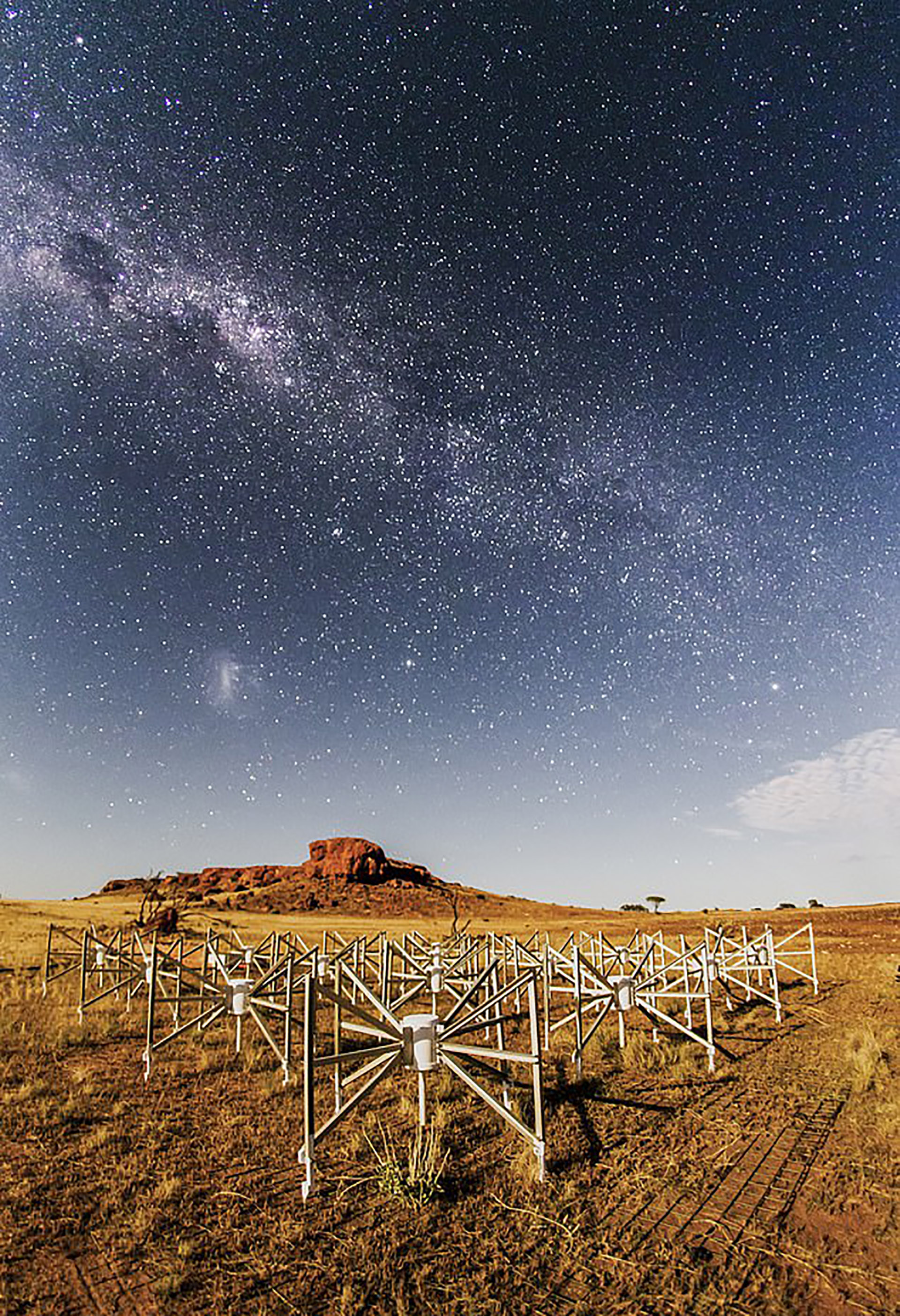 El objeto se descubrió utilizando el telescopio Murchison Widefield Array en el interior de Australia Occidental (ICRAR)