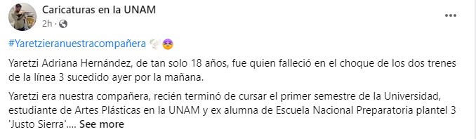 Las cuentas en redes sociales fueron los medios por los cuales se descubrió la supuesta edad de la joven (Captura/Facebook)