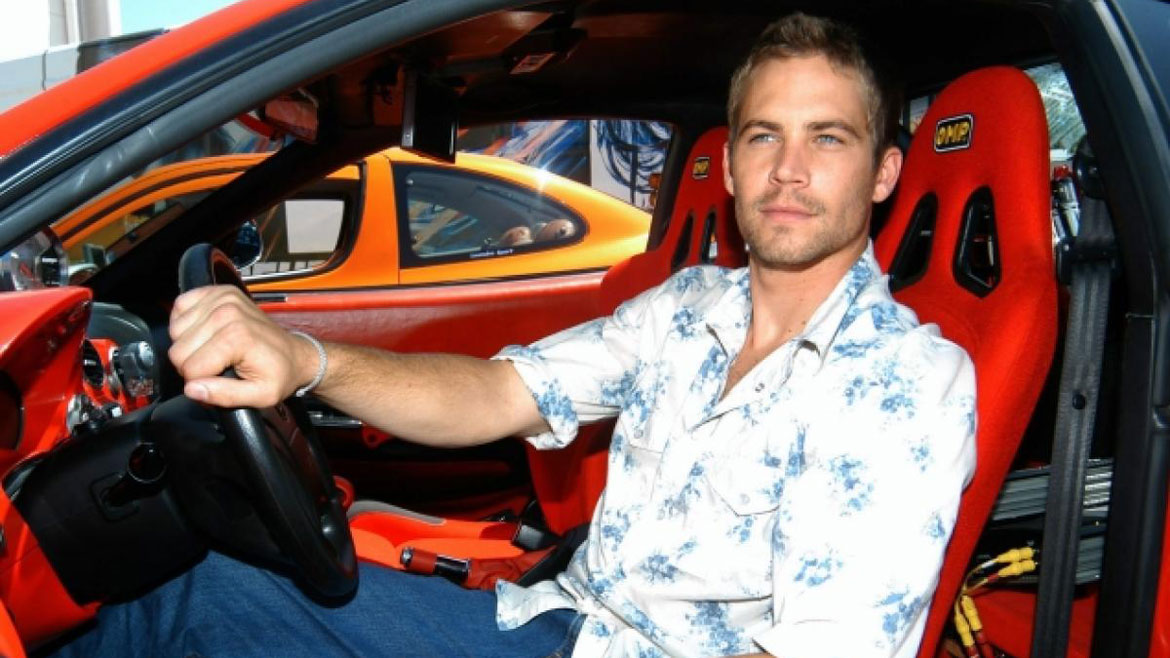 Paul Walker and his place in the world: behind the wheel of a sports car