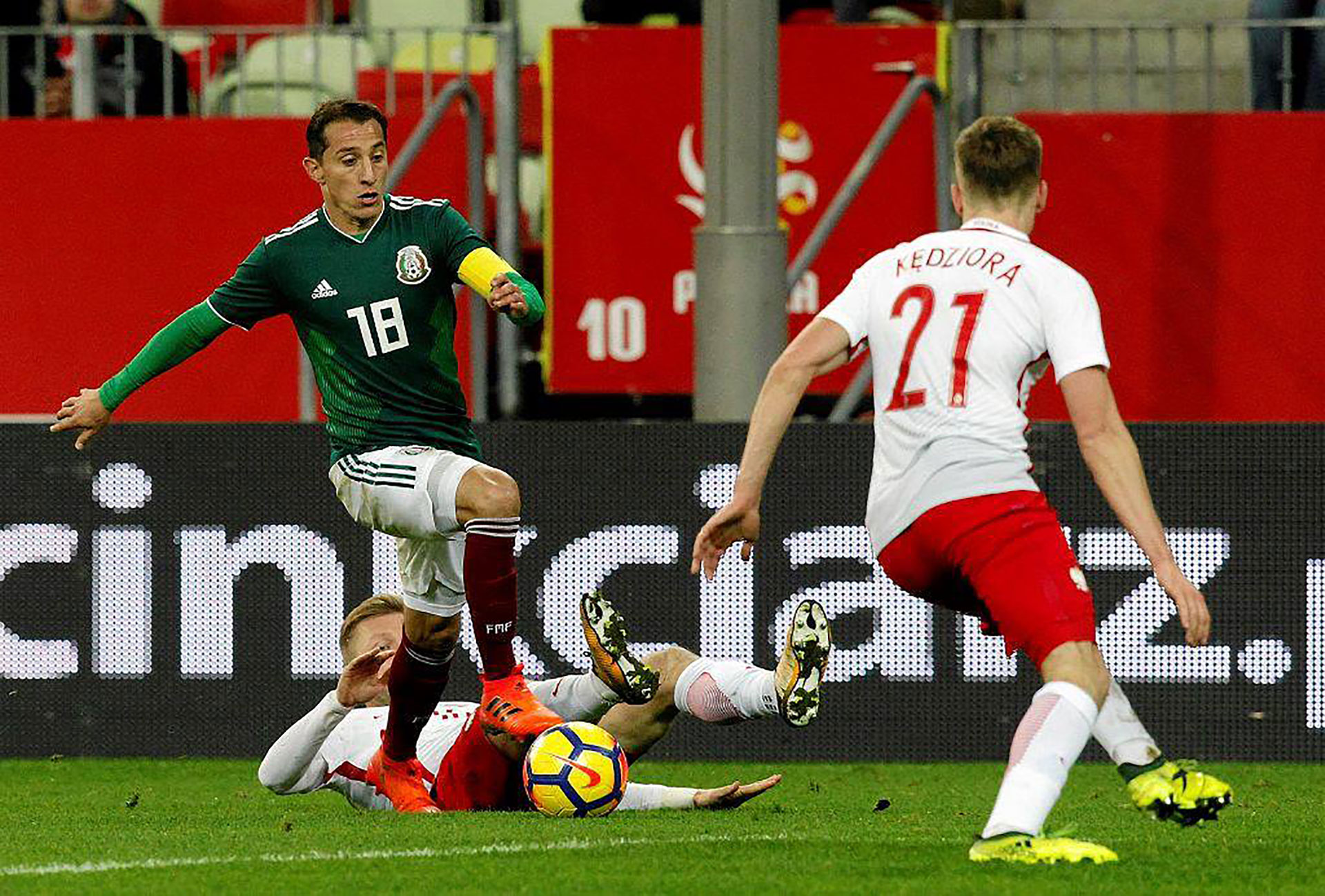 Mexico and Poland will face each other again in a World Cup.  AP photo.