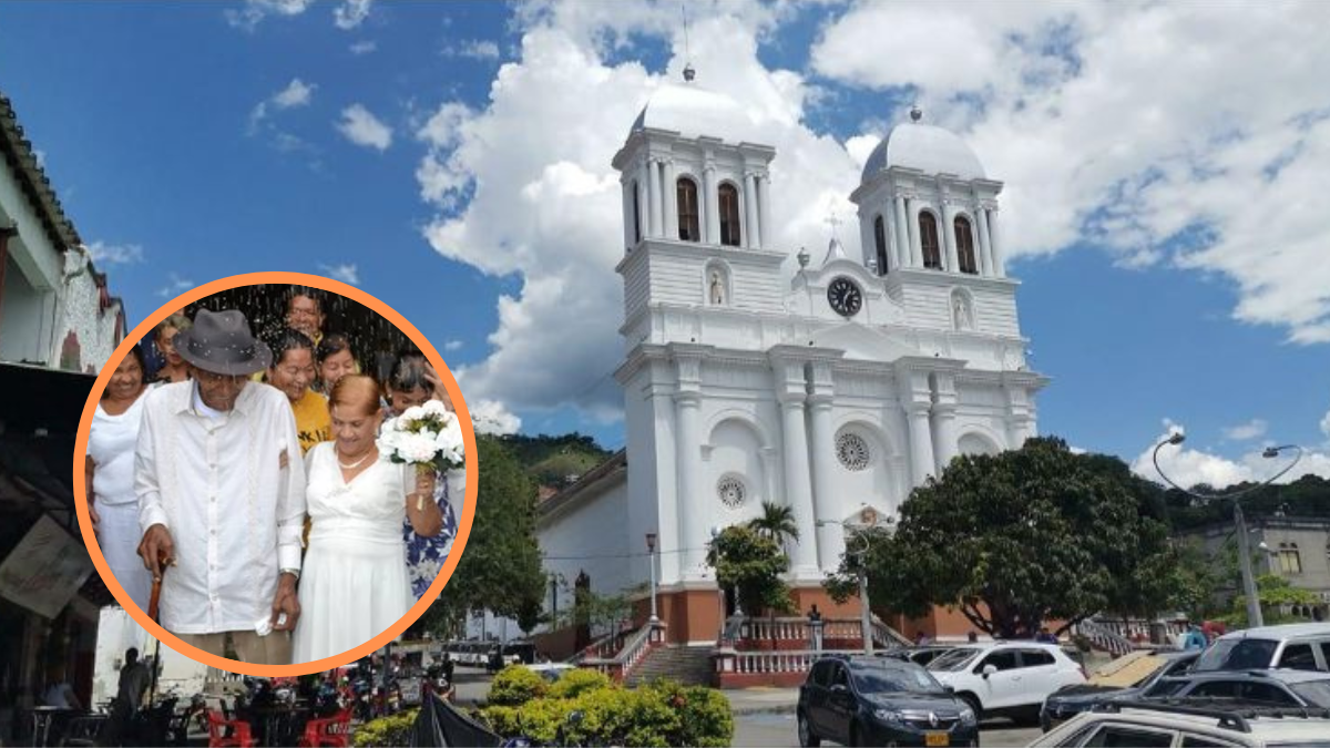 Pareja de 100 y 67 años contrajo matrimonio en Antioquia