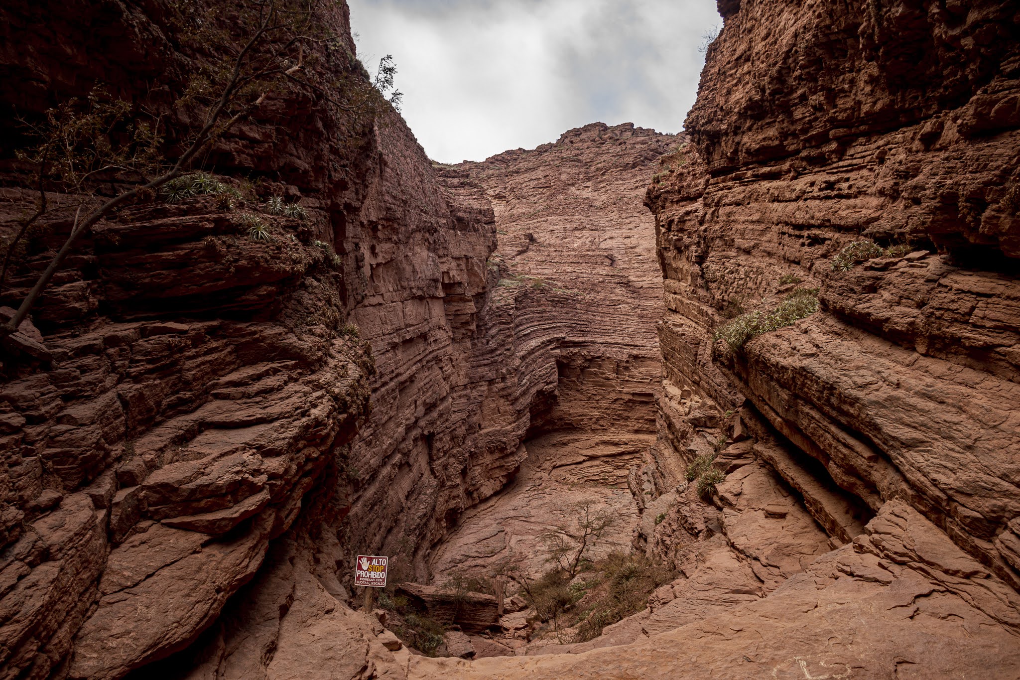 Una toma de la Garganta del Diablo, una formación geológica que se transformó en una de las principales atracciones turísticas de los Valles Cachaquíes