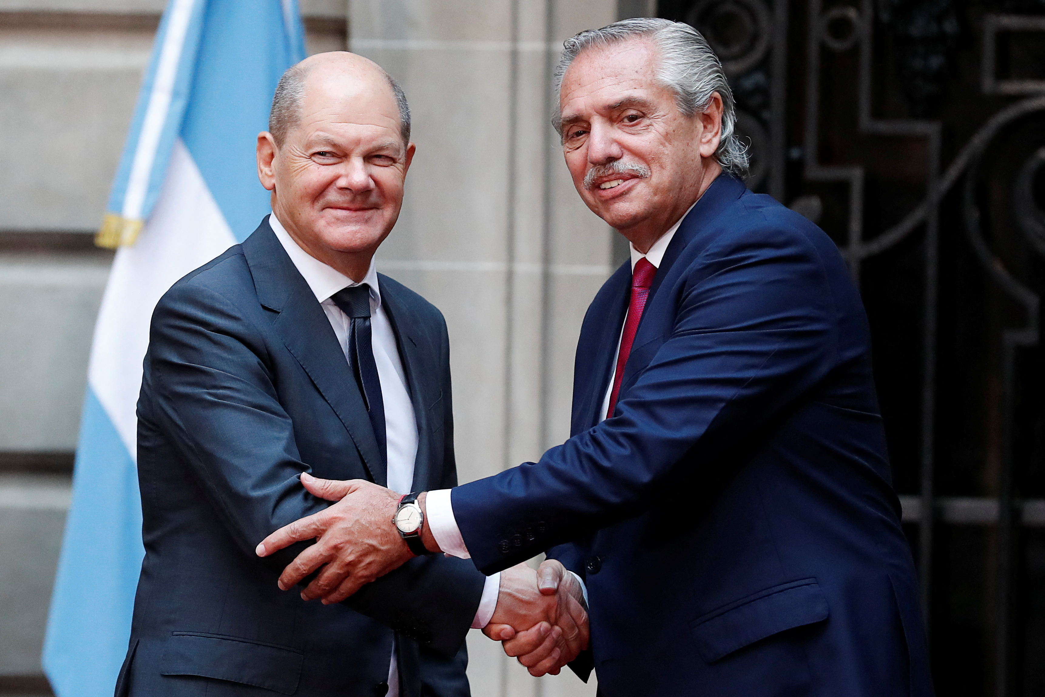 Olaf Scholz pidió en Argentina llegar “a una rápida conclusión” en las negociaciones para el acuerdo UE- Mercosur