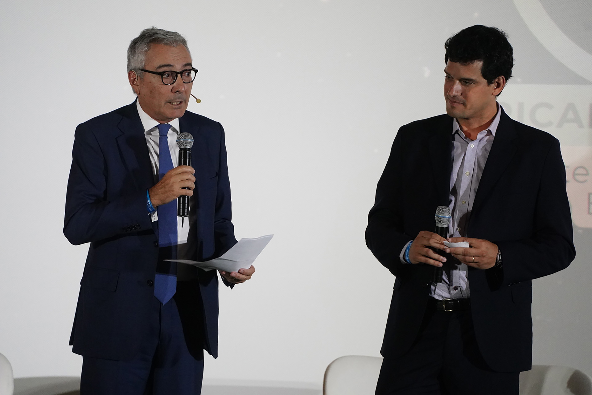 Ricardo Torres e Ignacio Ibarzábal, autoridades de Argentinos por la Educación (Franco Fafasuli)