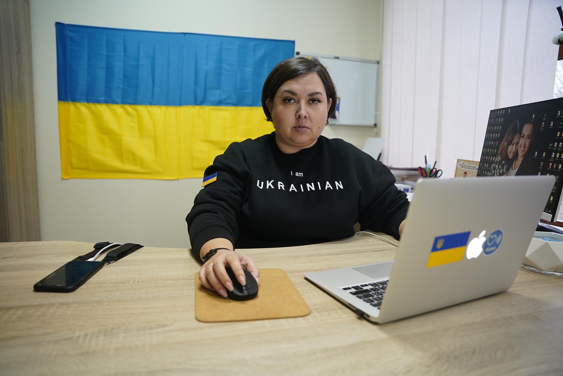 Daría Herashymuk - aniversario guerra Ucrania - Infobae en Ucrania