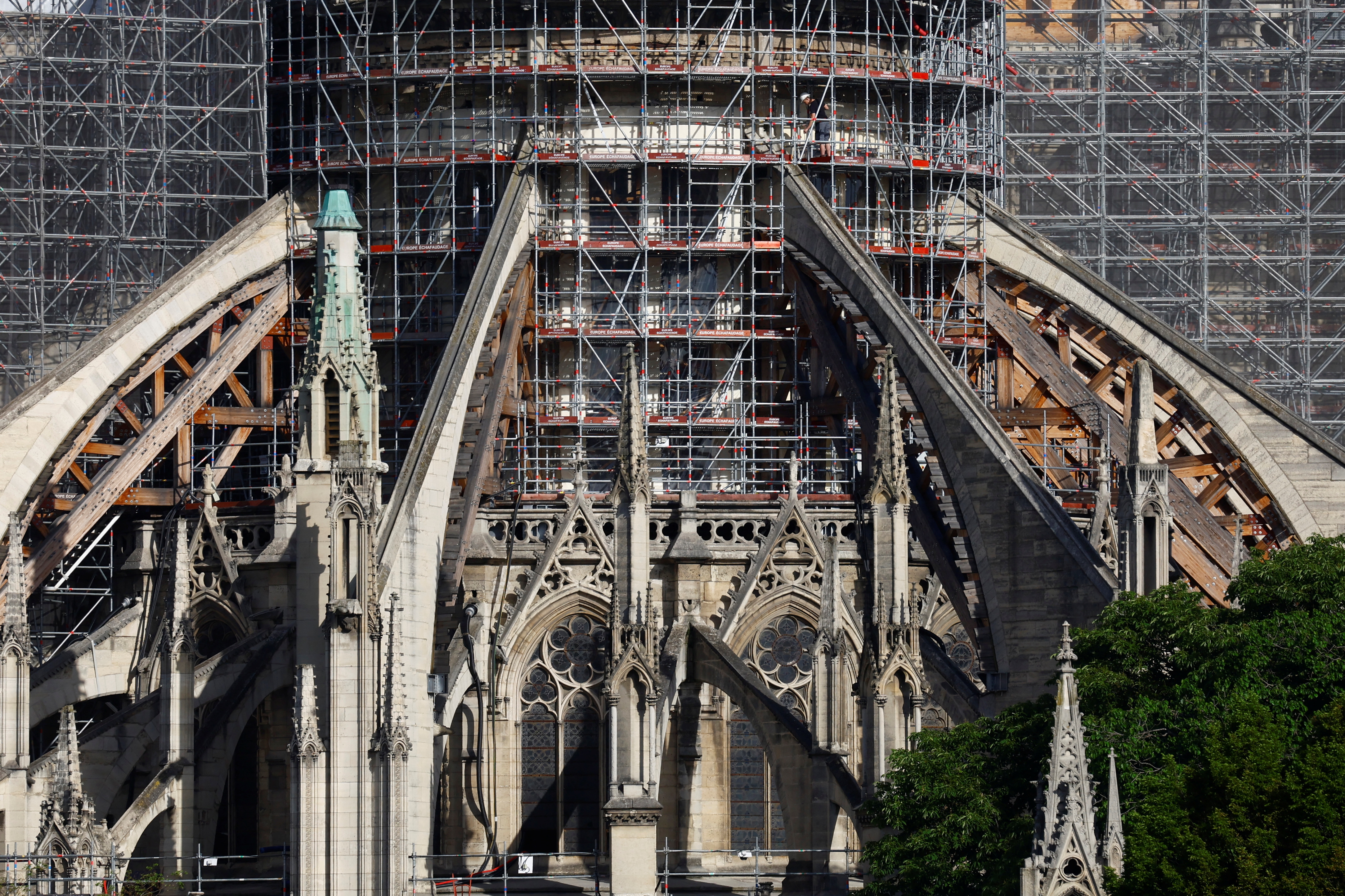 Así se ve Notre-Dame (REUTERS/Gonzalo Fuentes)