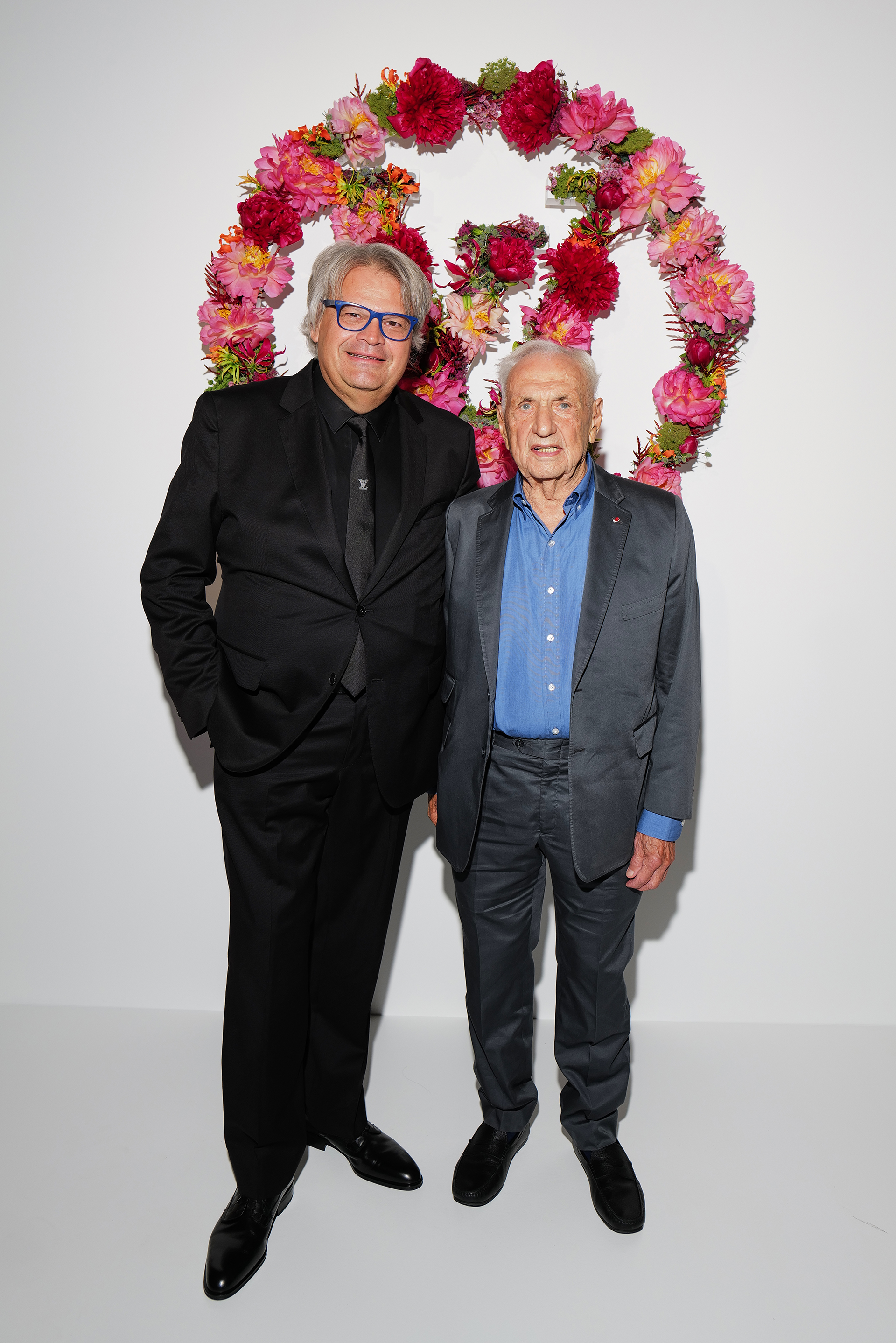 El maestro perfumista de la maison LV, Jacques Cavalier Belletrud, y el arquitecto Frank Gehry, los artífices de 'Les Extraits Collection'