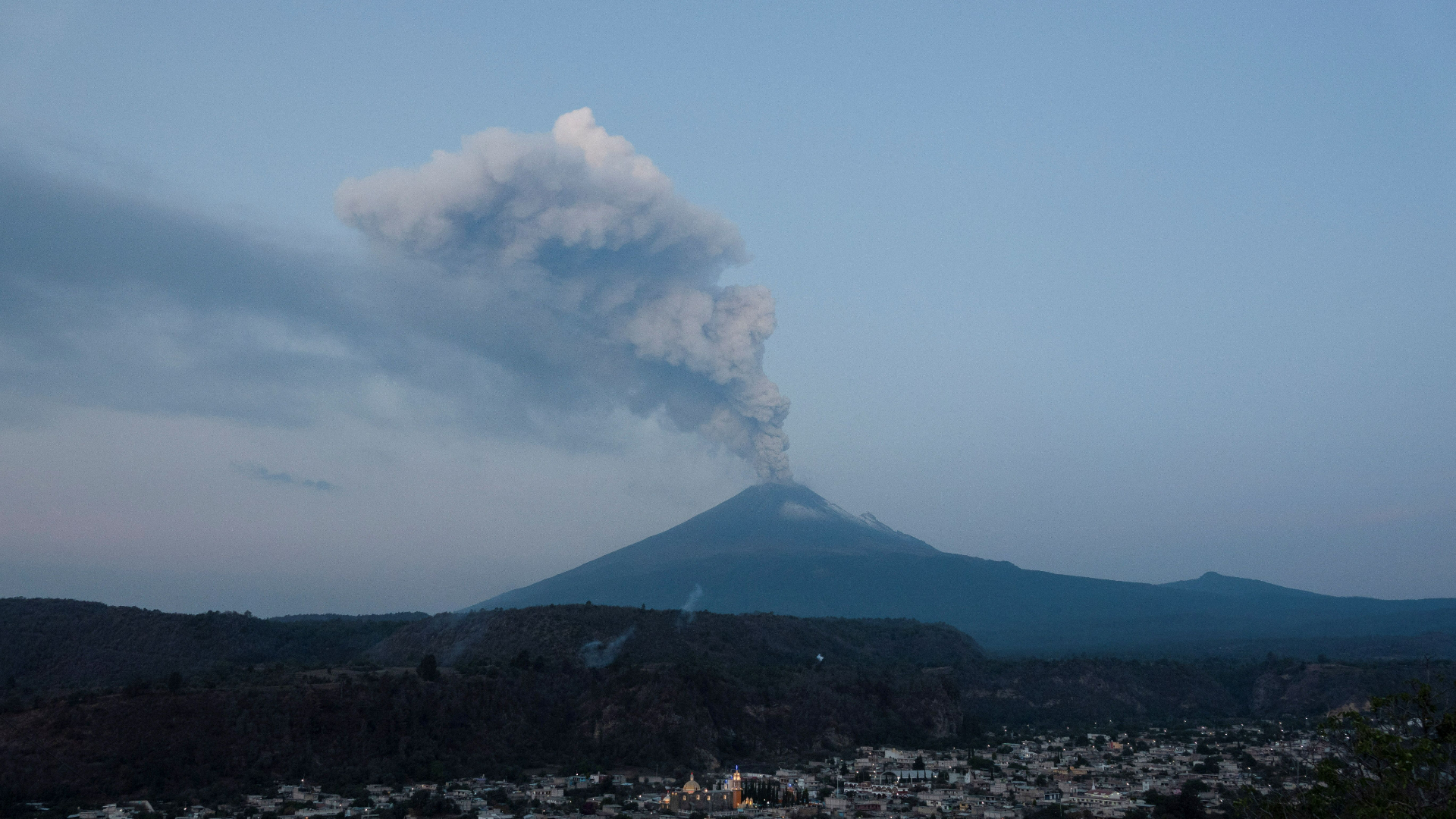 Dónde está el volcán Popocatépetl