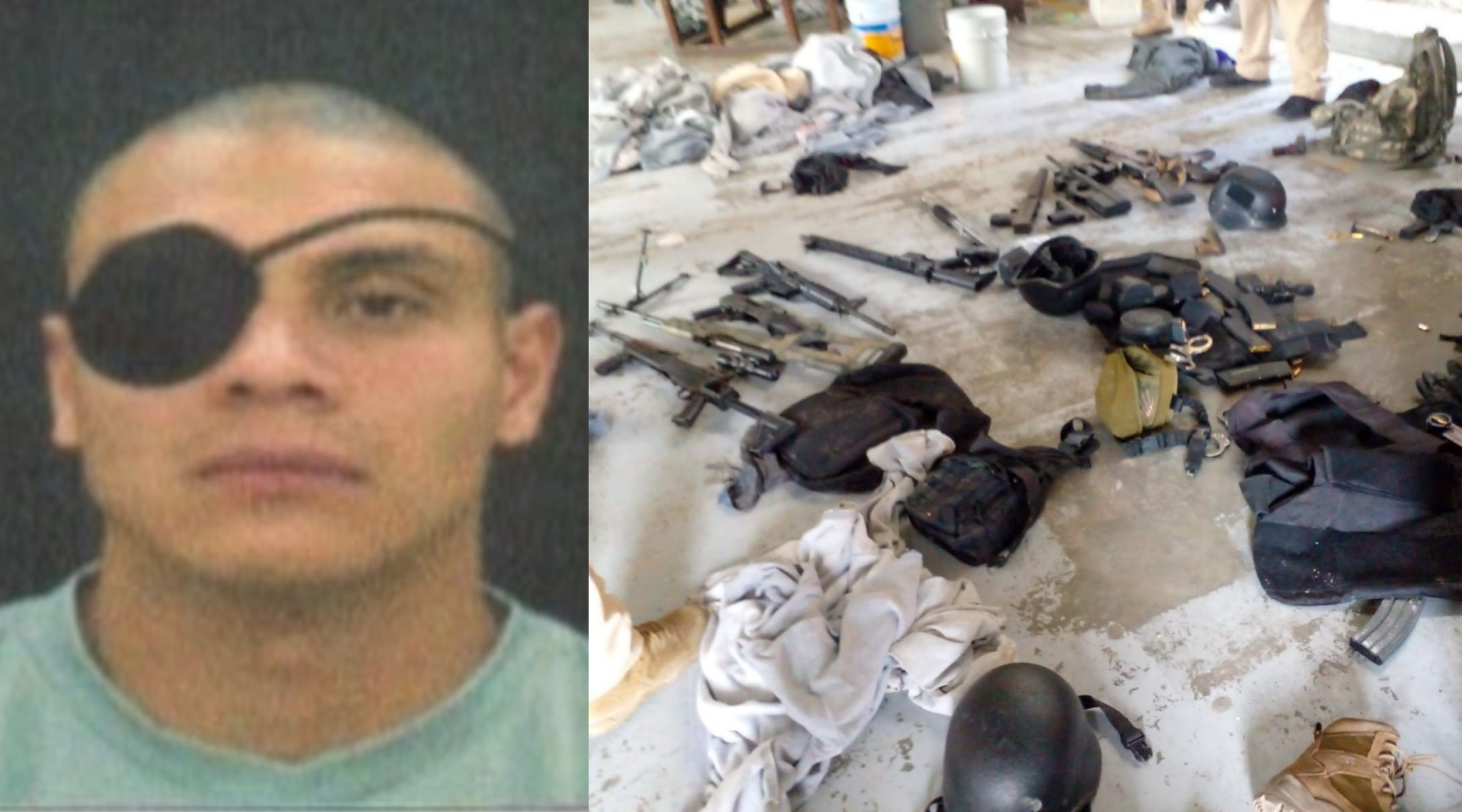 When federal forces managed to enter the Ciudad Juárez prison, they found at least 14 weapons in the cell where he was being held. "the net", leader of Los Mexicles.  (Special/Darkroom)