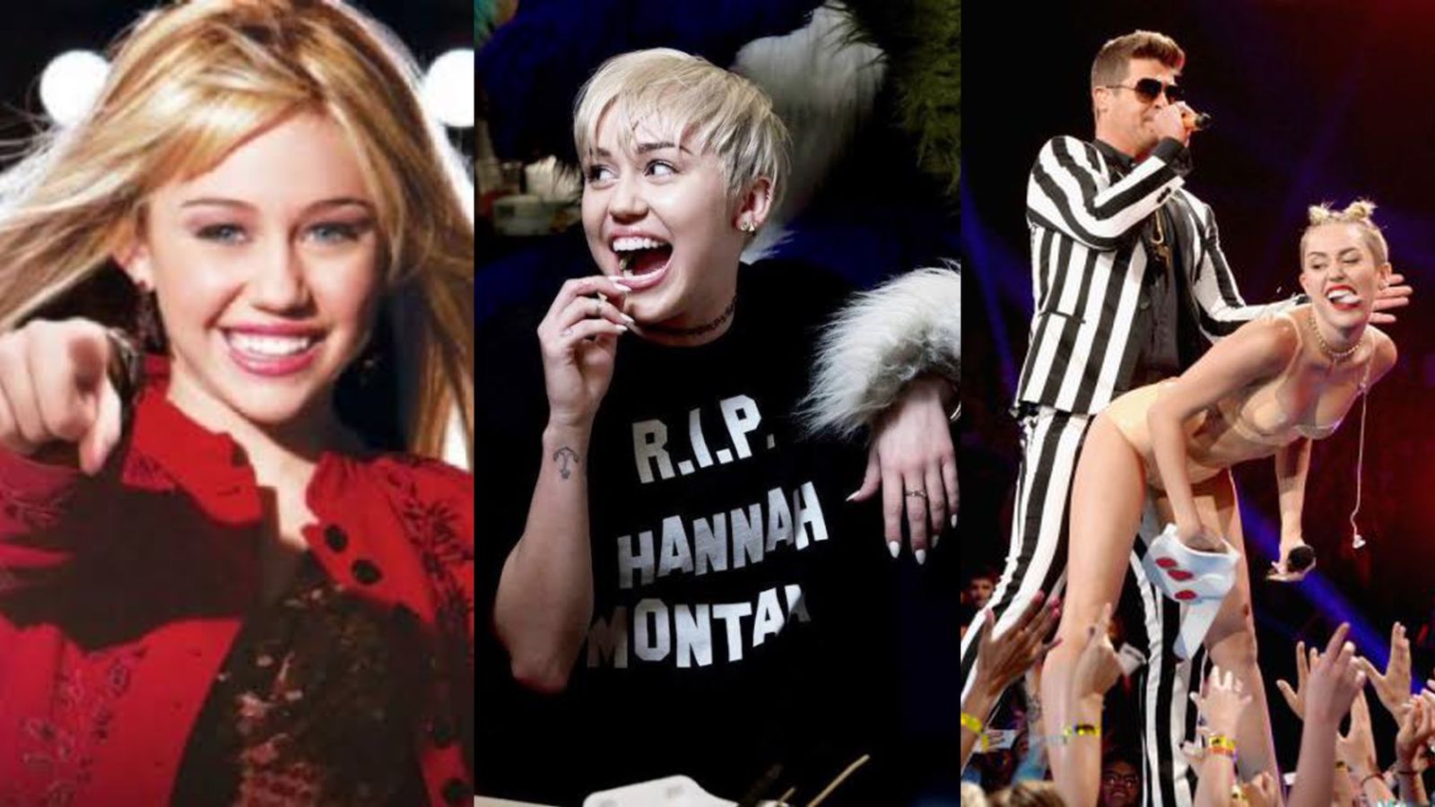 Miley Cyrus pasó de ser ‘chica Disney’ a ‘Reina del Twerk’
(Fotos: Disney/ Instagram/@mileycyrus)