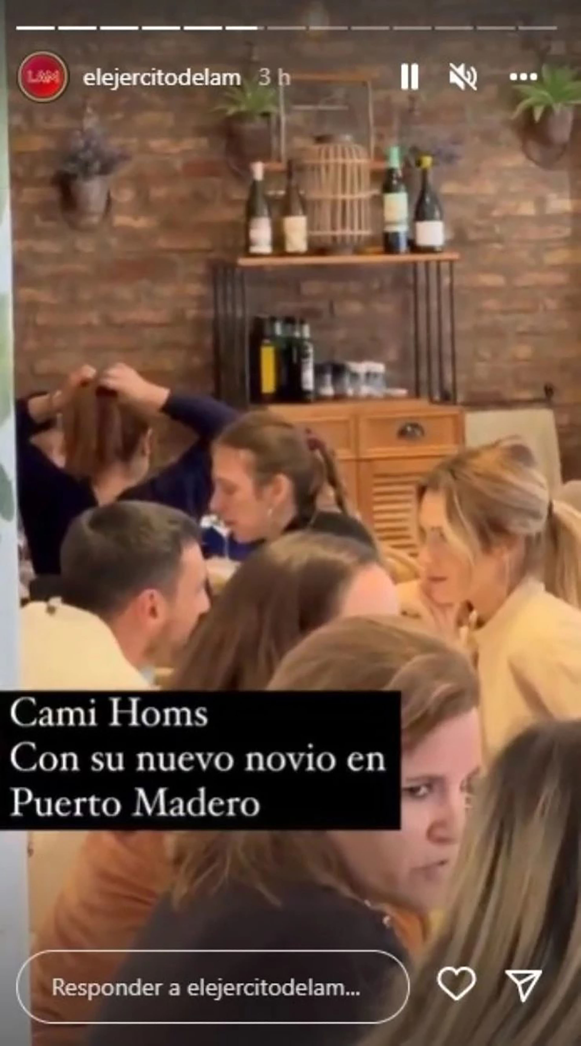 The new love of Camila Homs (Instagram)