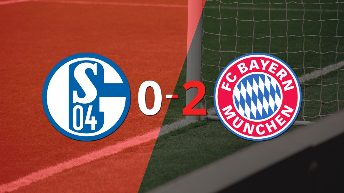 Schalke 04 no pudo en casa con Bayern Múnich y cayó 2-0