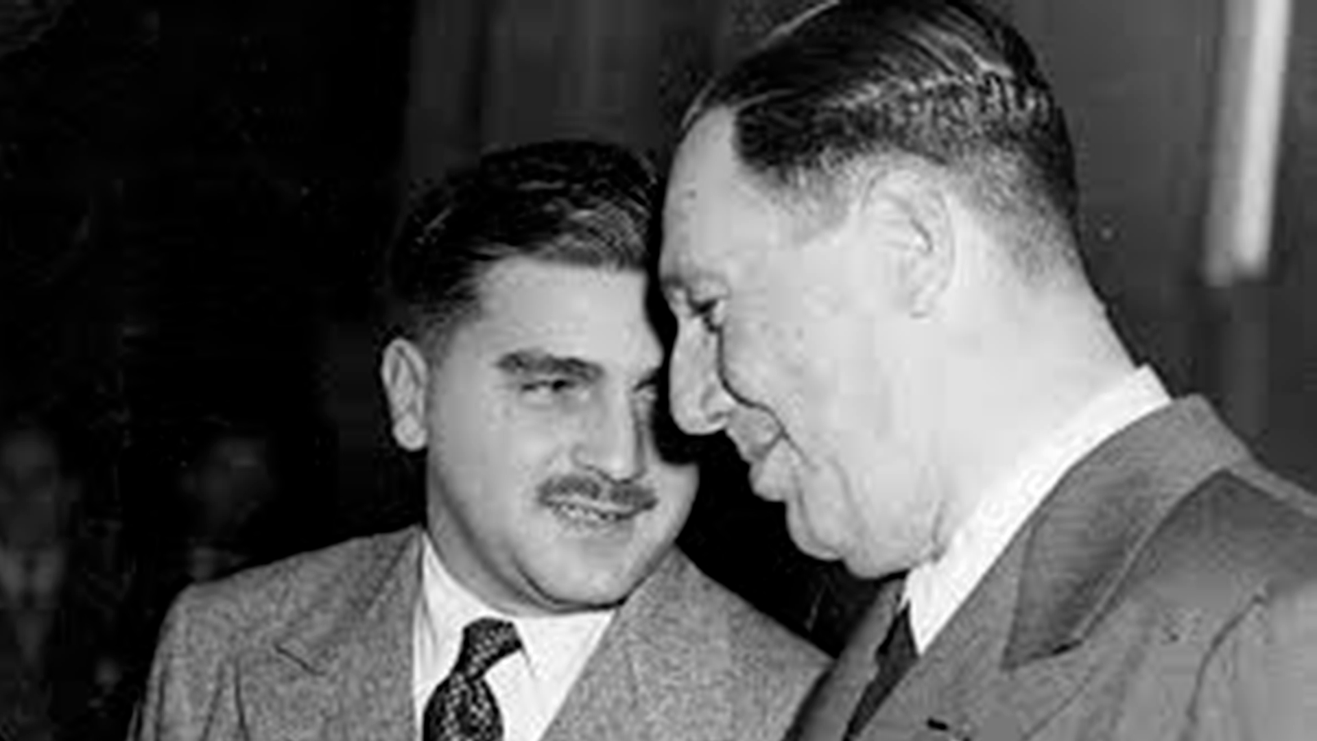 Perón y uno de los ministros más jóvenes de la historia argentina, Antonio Cafiero, abuelo del actual jefe de Gabinete