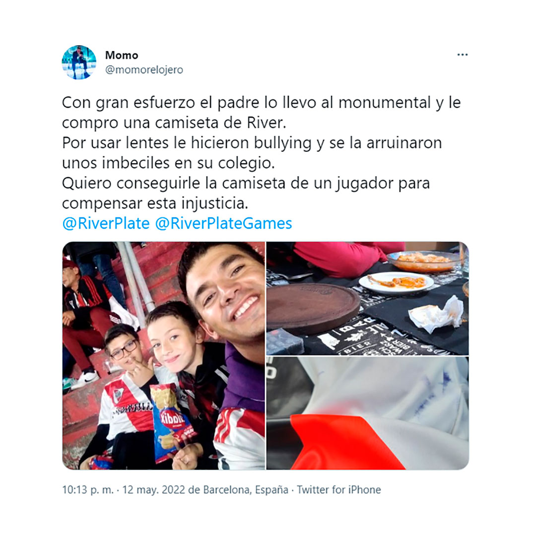 El tweet que visibilizó el caso de Joaquín