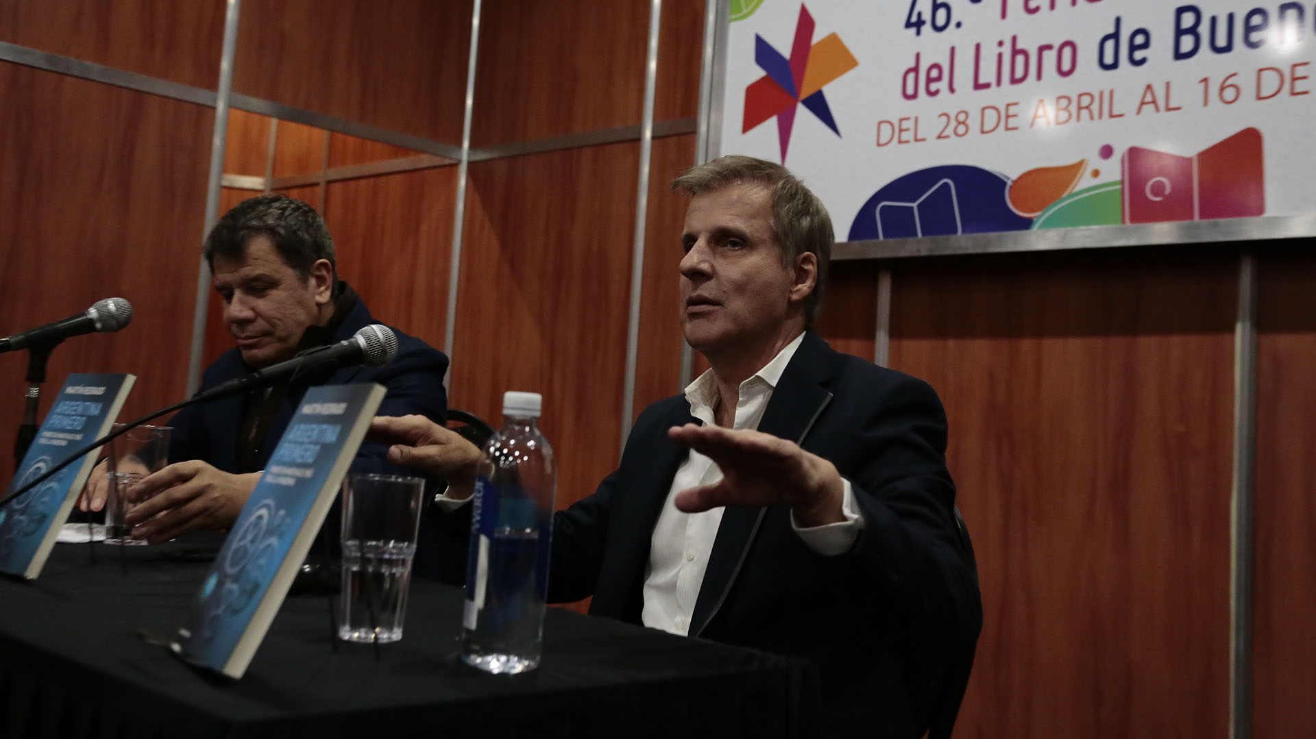 Facundo Manes acompañó a Redrado en la presentación (Luciano González)