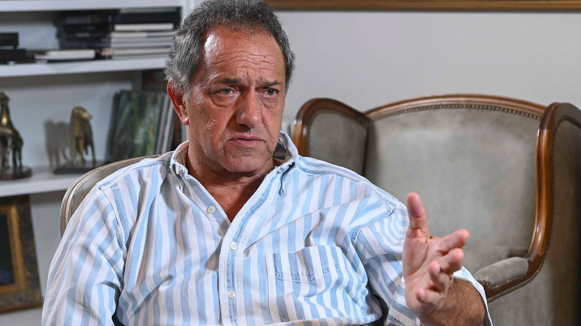 Daniel Scioli mantiene firme su precandidatura y avanzará con sus recorridas por el conurbano bonaerense (Cristian Gastón Taylor)