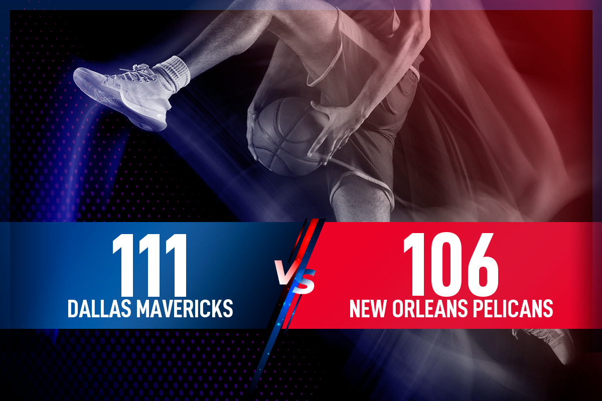 Dallas Mavericks - New Orleans Pelicans: Resultado, resumen y estadísticas en directo del partido de la NBA